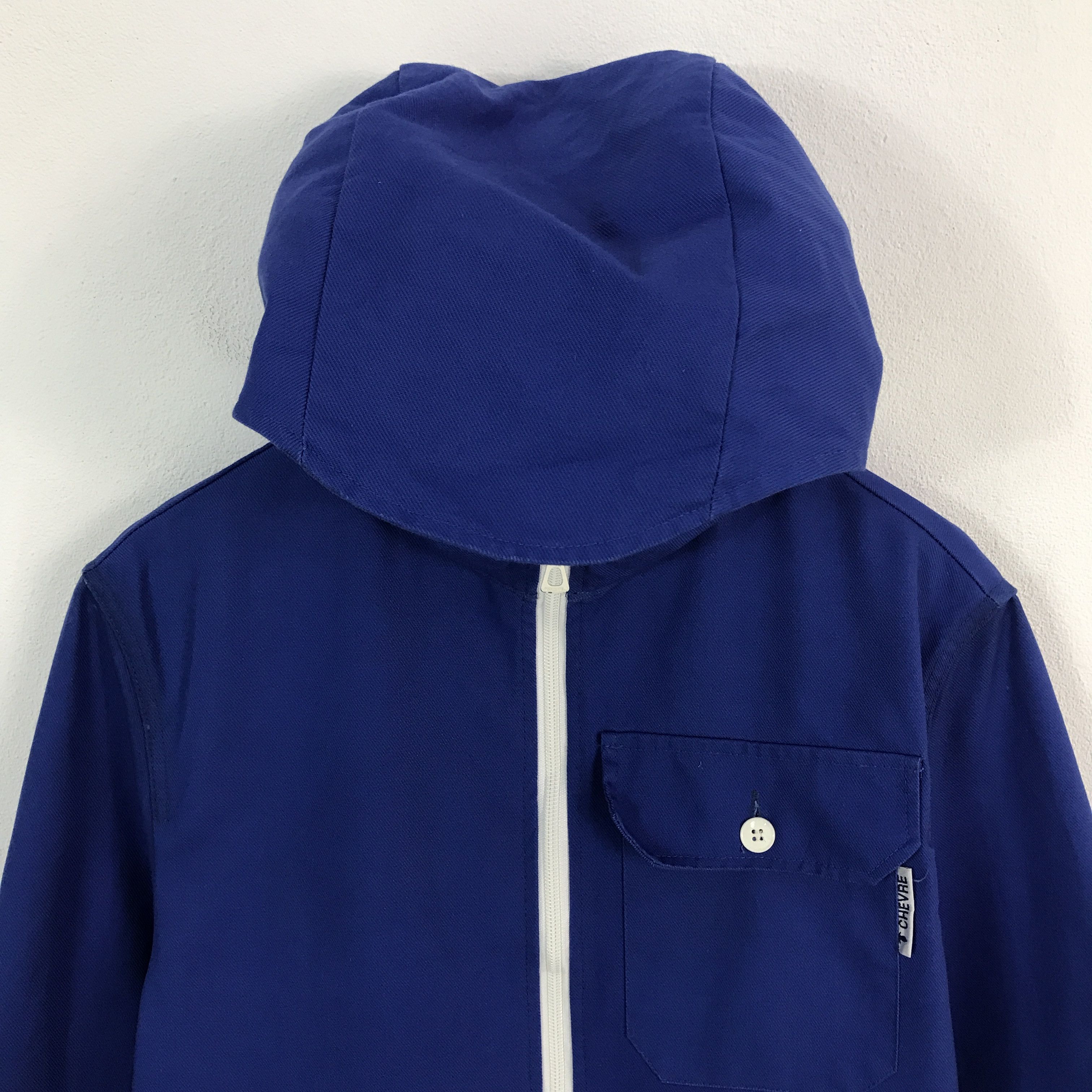Designer Rare Chevre Zipper Jacket Hoodie Size US M / EU 48-50 / 2 - 2 Thumbnail