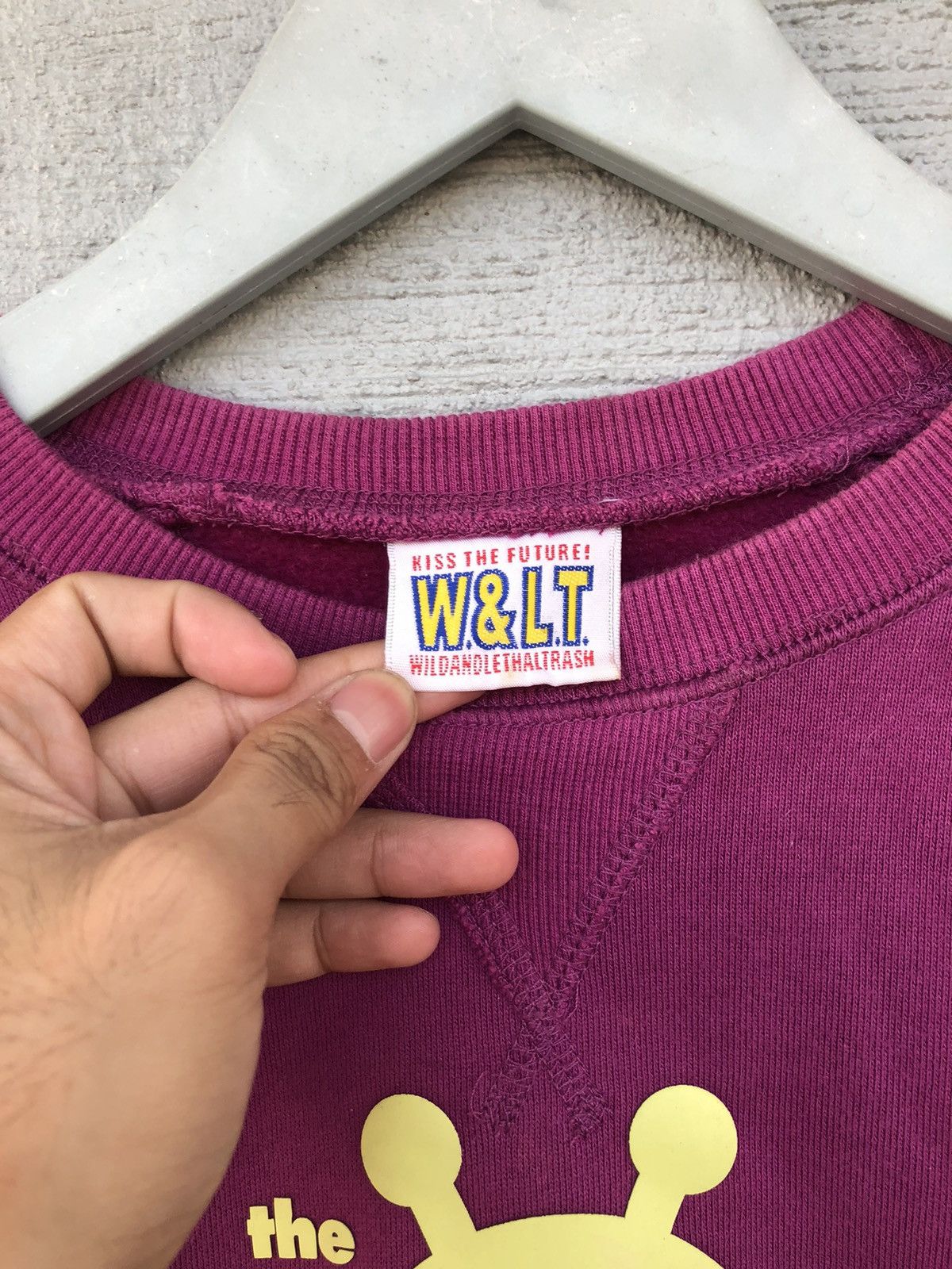 W&LT × Walter Van Beirendonck Walter Van Beirendonck Crewneck Moon Sweatshirt Size XS / US 0-2 / IT 36-38 - 3 Thumbnail