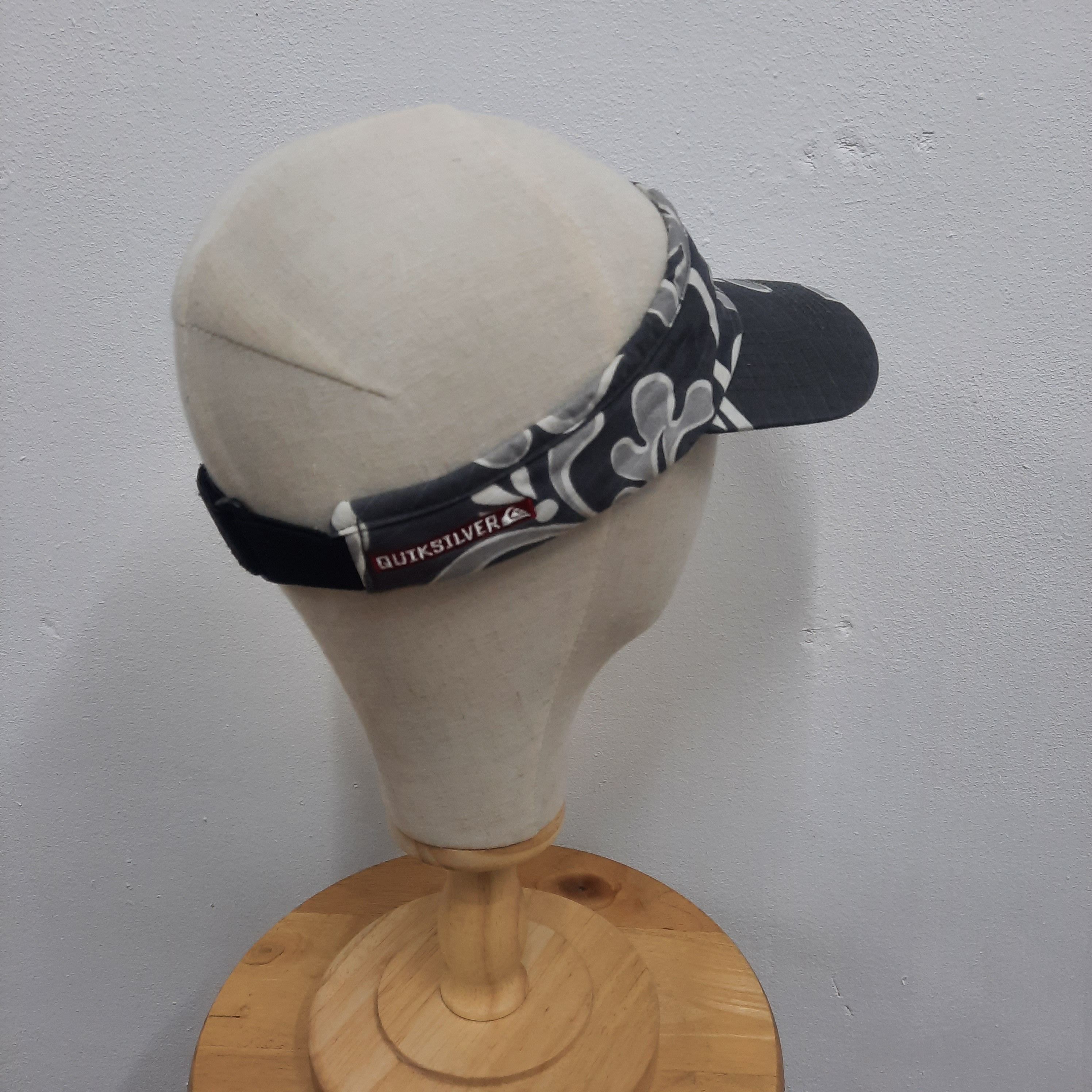 Quiksilver 🏝️ Vintage quiksilver floral design visor cap Size ONE SIZE - 3 Thumbnail