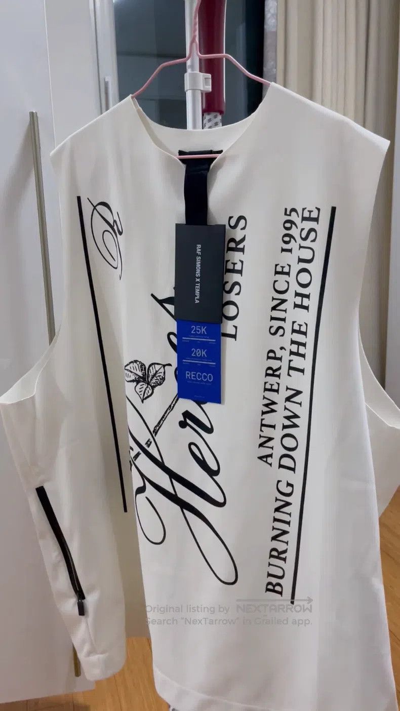 Raf Simons Raf Simons Cooperative co-branded ski vest white sleeveles Size US M / EU 48-50 / 2 - 1 Thumbnail