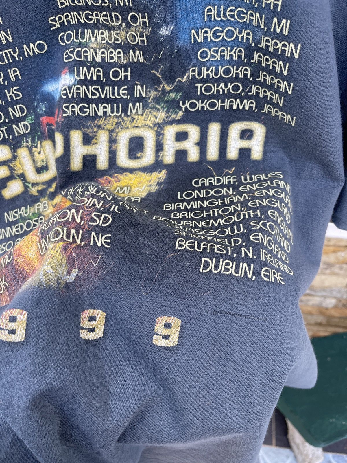 Band Tees Last Drop🔥Rare🔥Vintage 90s DEF LEPPARD Euphoria Giant Tee Size US L / EU 52-54 / 3 - 6 Thumbnail