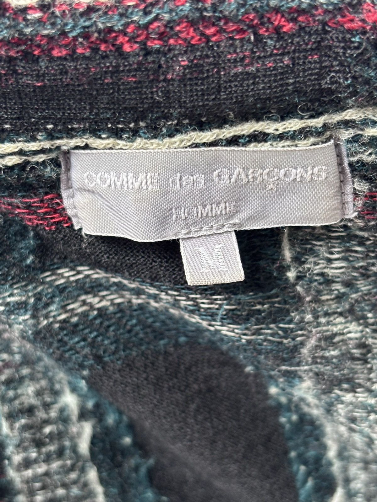 Comme des Garcons Homme AD 2003 Zip Up Lightweight Wool Shirt Size US M / EU 48-50 / 2 - 4 Thumbnail