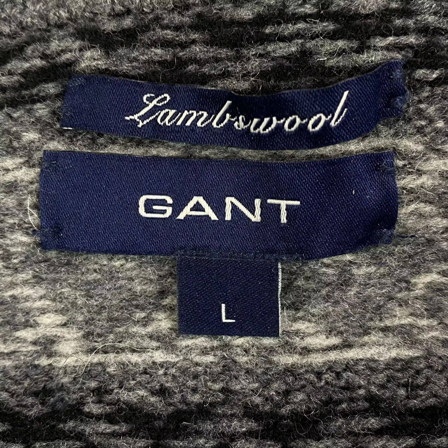 Gant Mens Wool Sweater Pullover Gant Size L Size US L / EU 52-54 / 3 - 6 Thumbnail