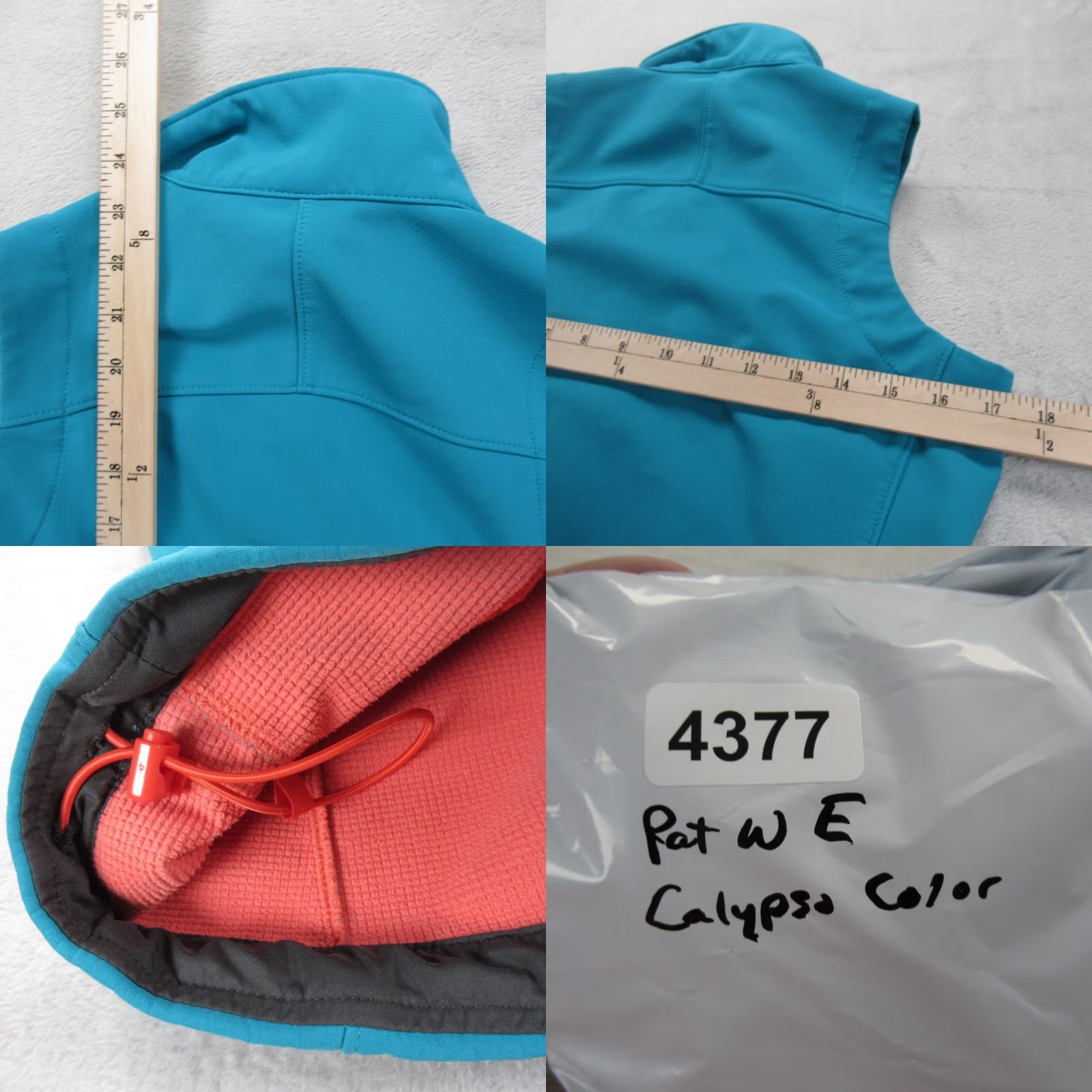 Patagonia Patagonia Vest Women's XS Calypso Full Zip Windproof Pockets Polartec Adze Outdoor Vest Size XS / US 0-2 / IT 36-38 - 9 Thumbnail