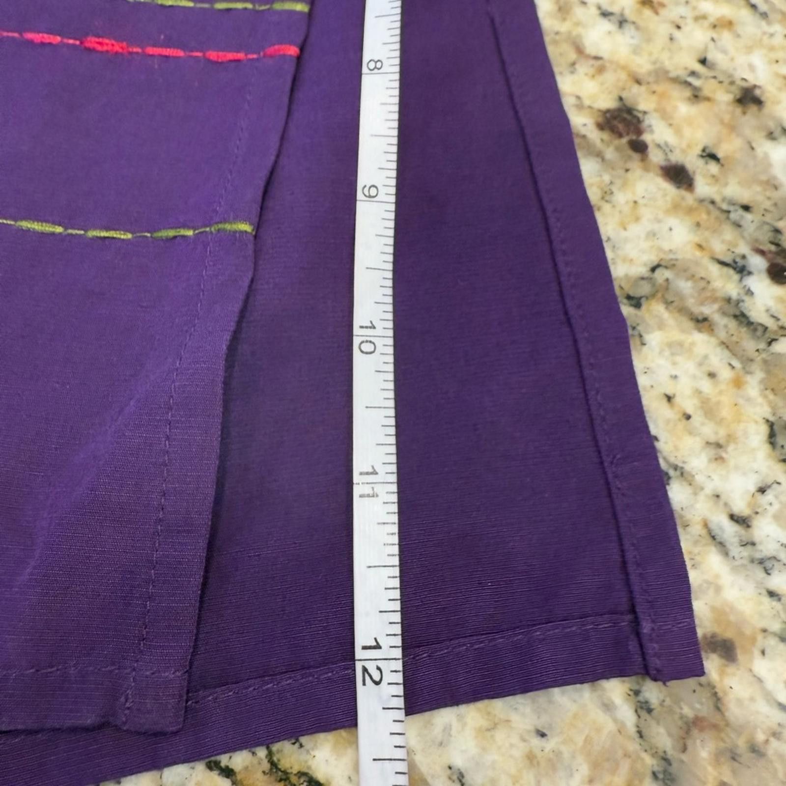 Other Koret vintage purple midi skirt embellishments SZ M Size 32" / US 10 / IT 46 - 12 Thumbnail