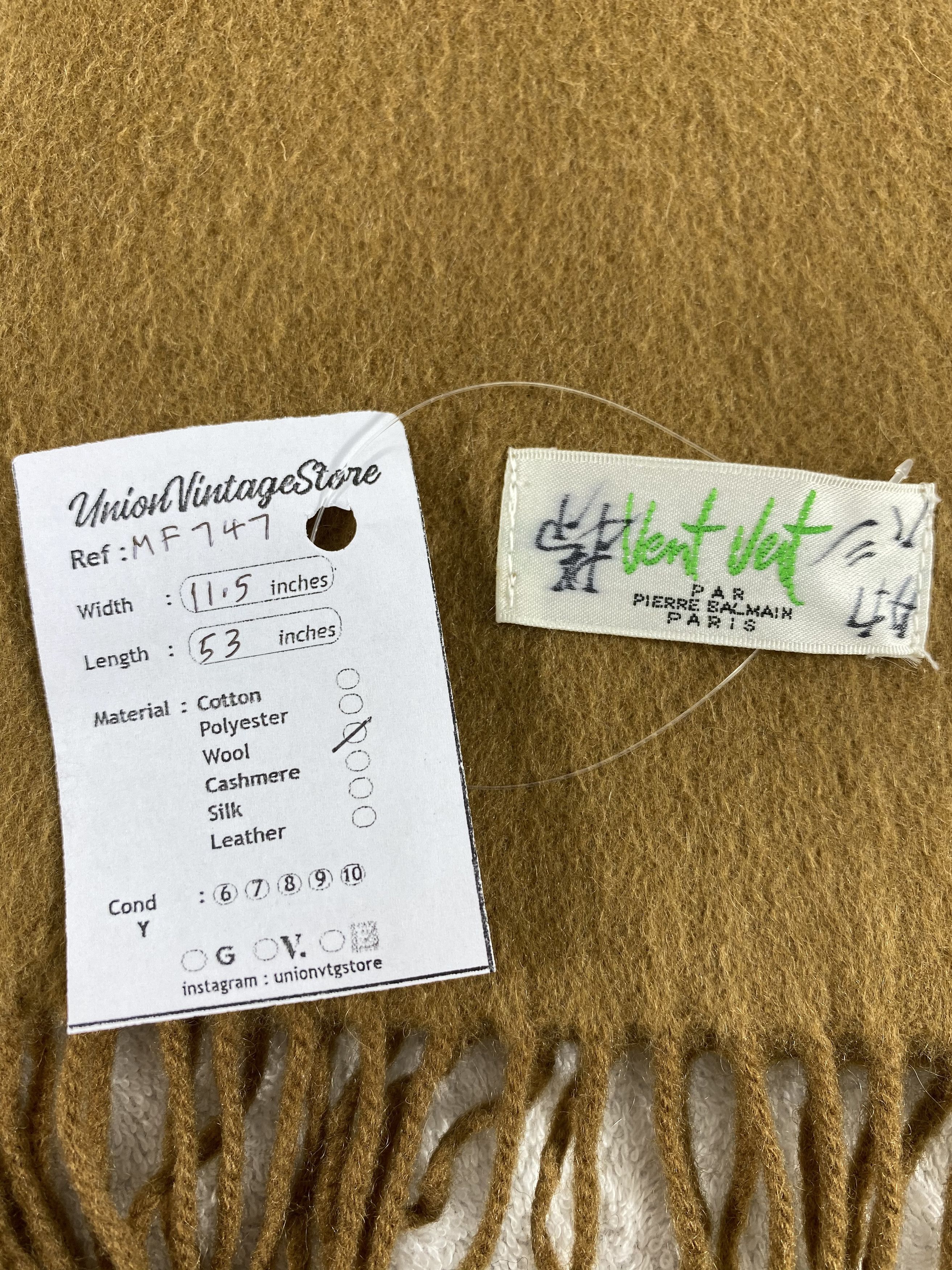 Pierre Balmain Vintage Pierre Balmain Scarf/Muffler/Neckwear MF747 Size ONE SIZE - 4 Thumbnail