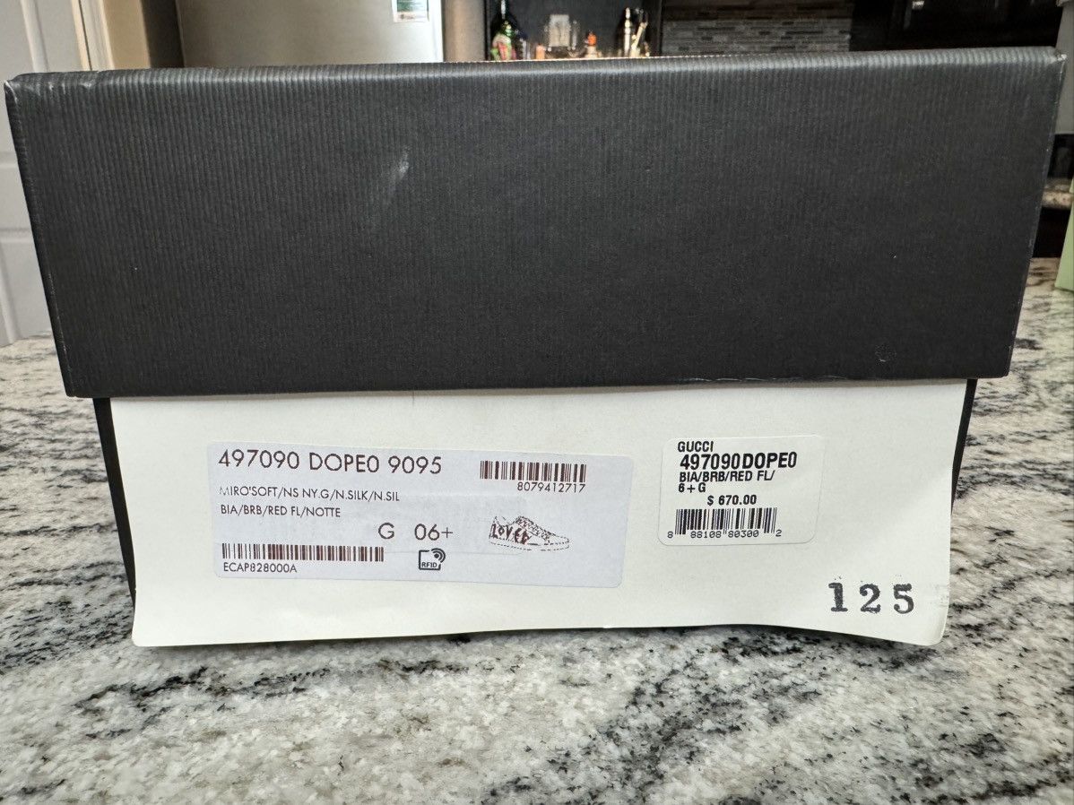 Gucci Gucci Ace embroidered “Loved” sneaker Size US 6.5 / EU 39-40 - 12 Thumbnail