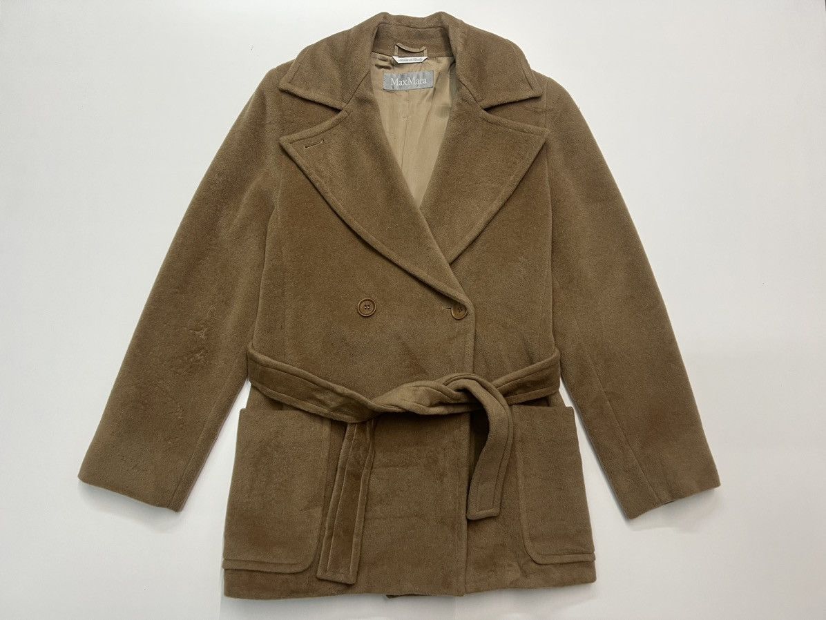 Max Mara 🔥MAXMARA DOUBLE BREAST COAT WITH BELT Size S / US 4 / IT 40 - 2 Thumbnail