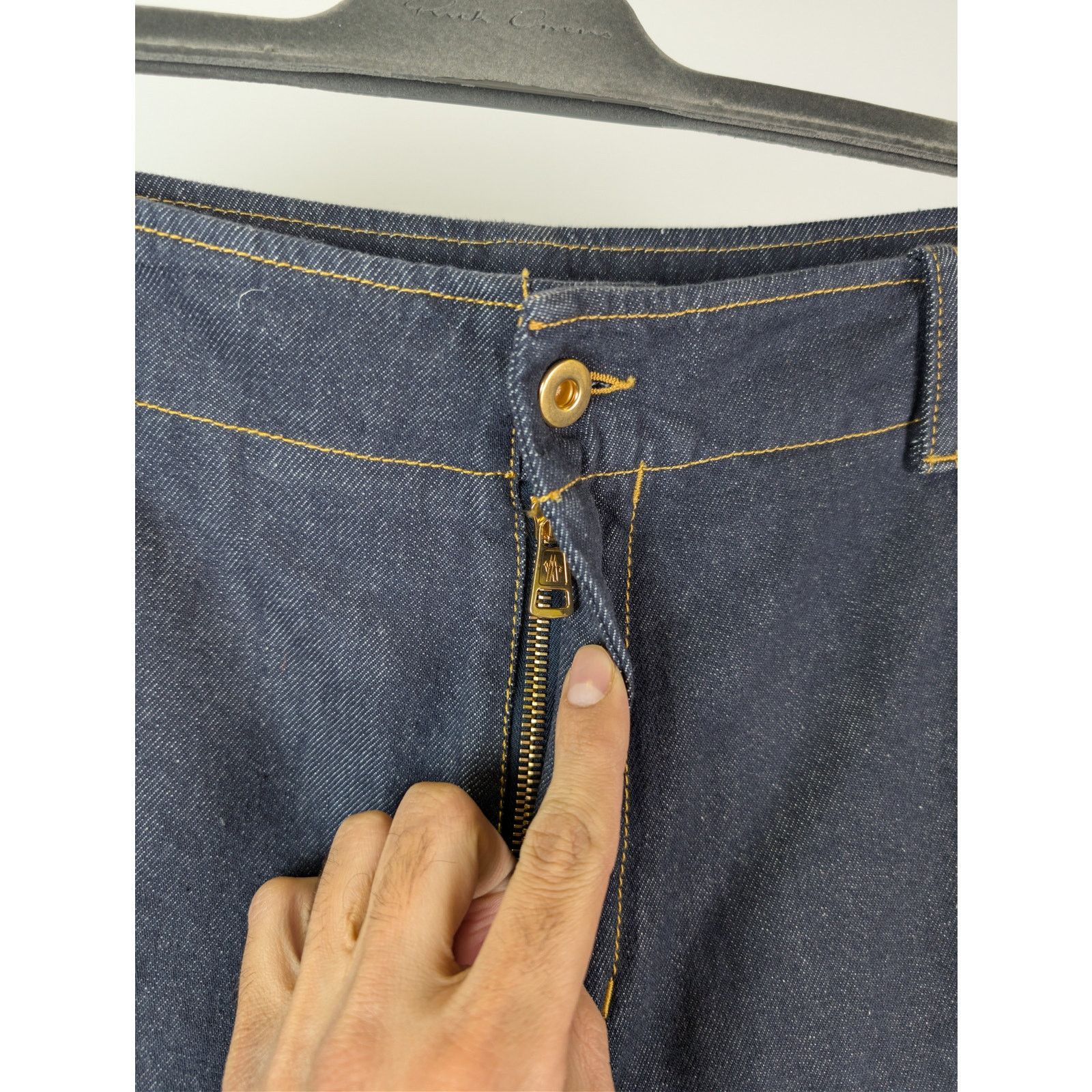 Moncler o1rshd1 Nigo Paneled Denim Pants in Blue Size US 36 / EU 52 - 7 Thumbnail