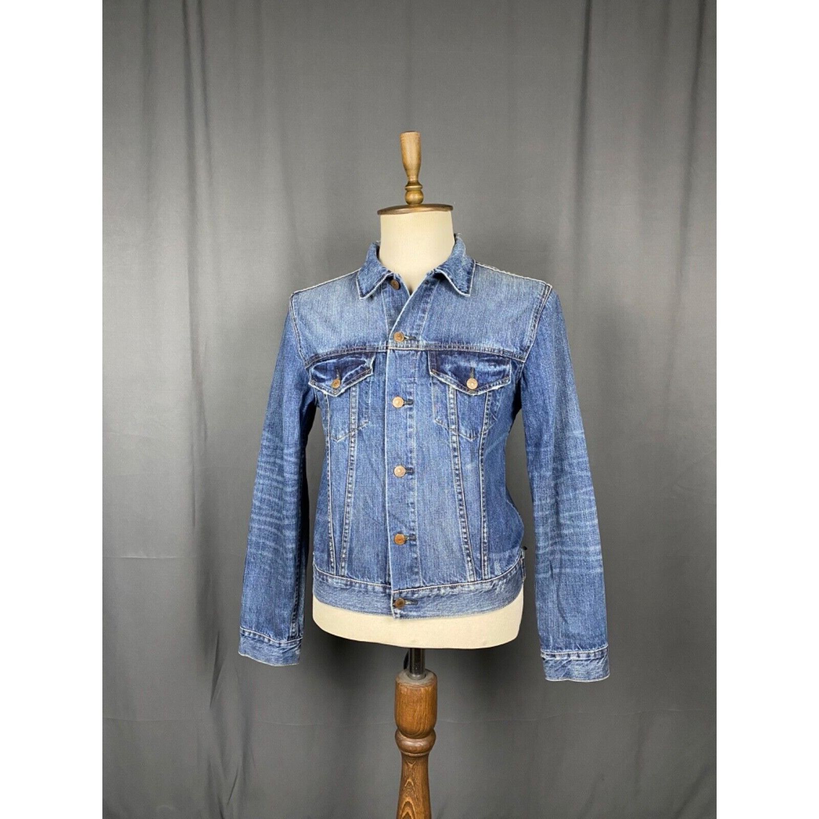 Denim & Supply Ralph Lauren Ralph Lauren Denim&Supply Men's Blue Denim Jeans Biker Jacke Size US M / EU 48-50 / 2 - 2 Thumbnail