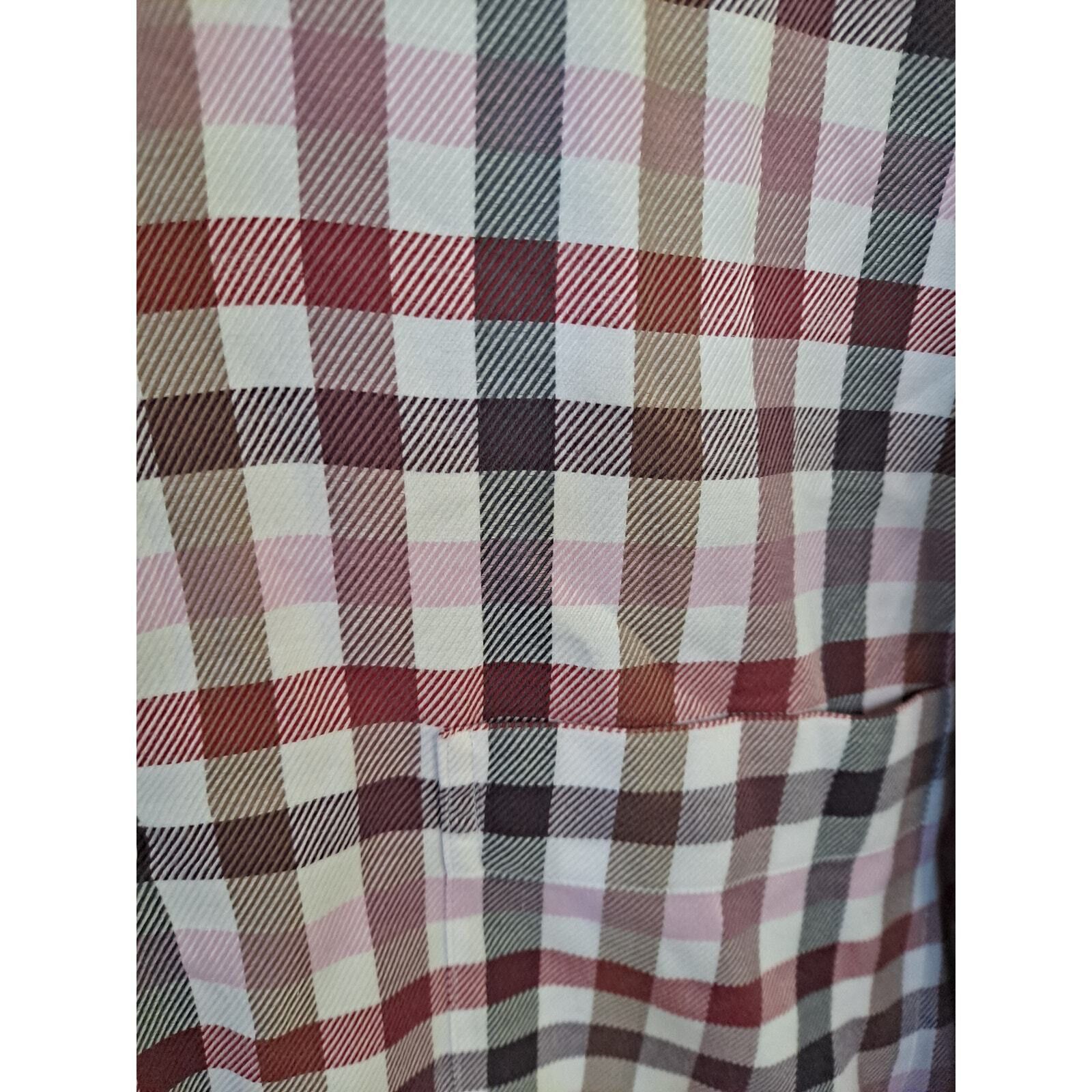 Peter Millar Peter Millar 100% Cotton Plaid Flannel Button Up Shirt Size Size US L / EU 52-54 / 3 - 3 Thumbnail