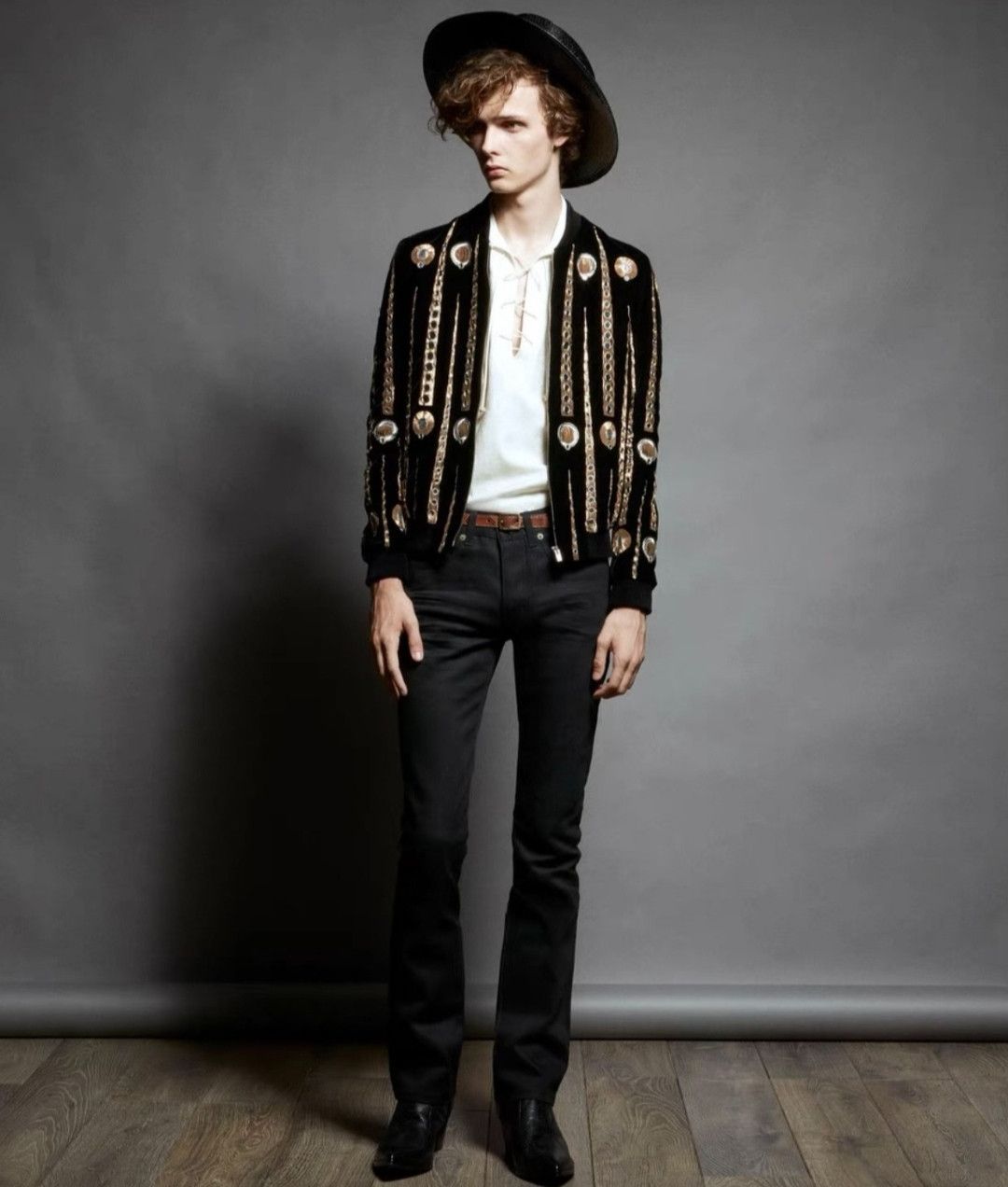 Saint Laurent Paris saint laurent Marrakech Jukebox Velvet Jacket Size US M / EU 48-50 / 2 - 5 Thumbnail