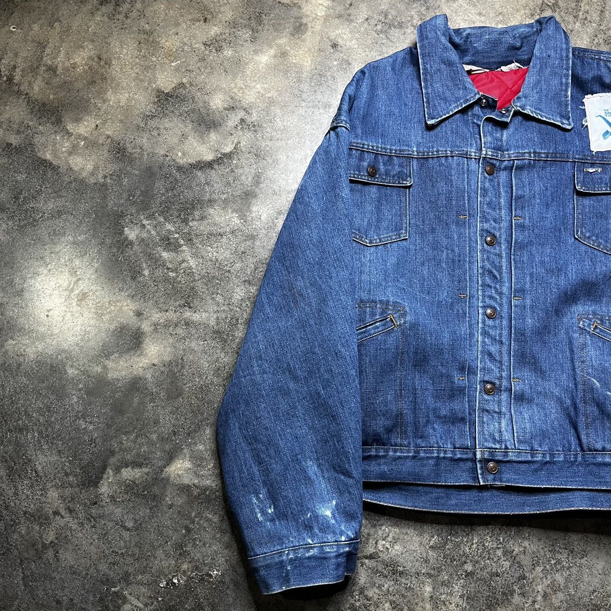 Vintage vintage 70s 80s denim jcpenney trippy art jacket Size US XL / EU 56 / 4 - 7 Thumbnail