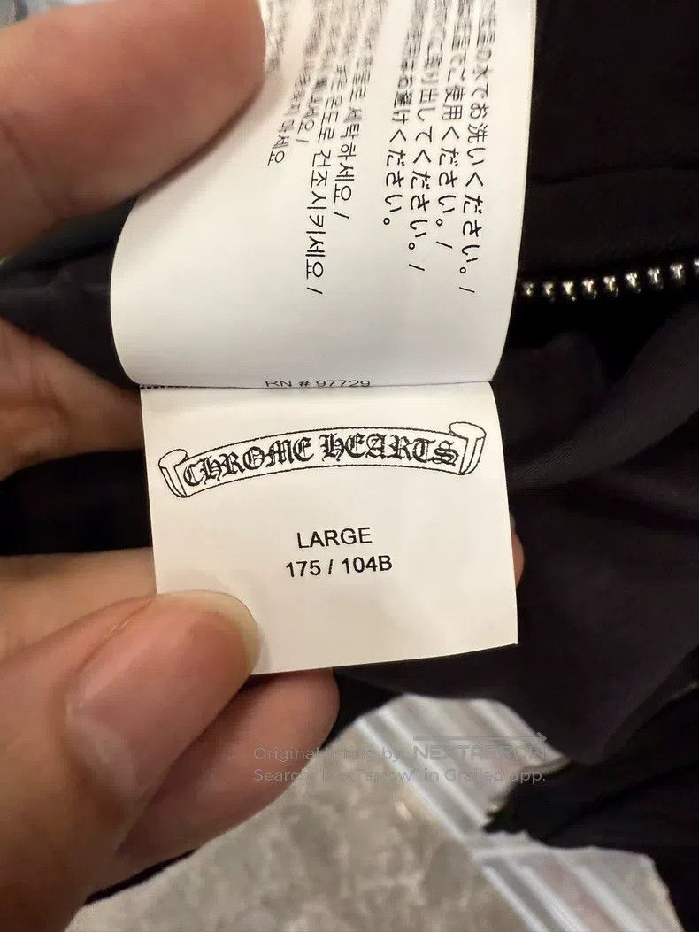 Chrome Hearts CHROME HEARTS Size L New black tooling zipper jacket Size US L / EU 52-54 / 3 - 6 Thumbnail