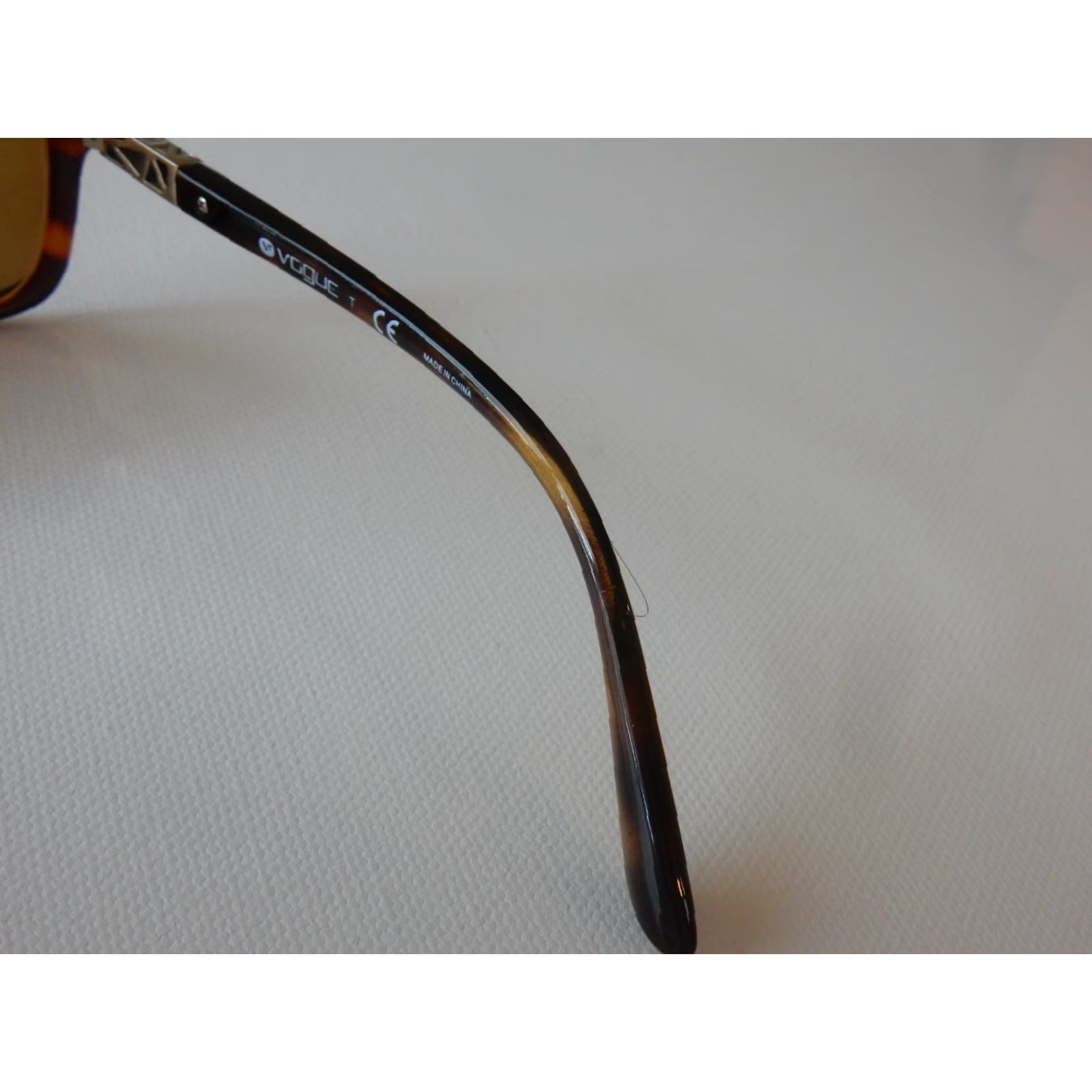 Vogue Vogue Sunglasses Frames Only 58[]16 135 5031 2386 - Women - Tortoise - Prescription Lenses - Vintage? (No) Size ONE SIZE - 4 Thumbnail