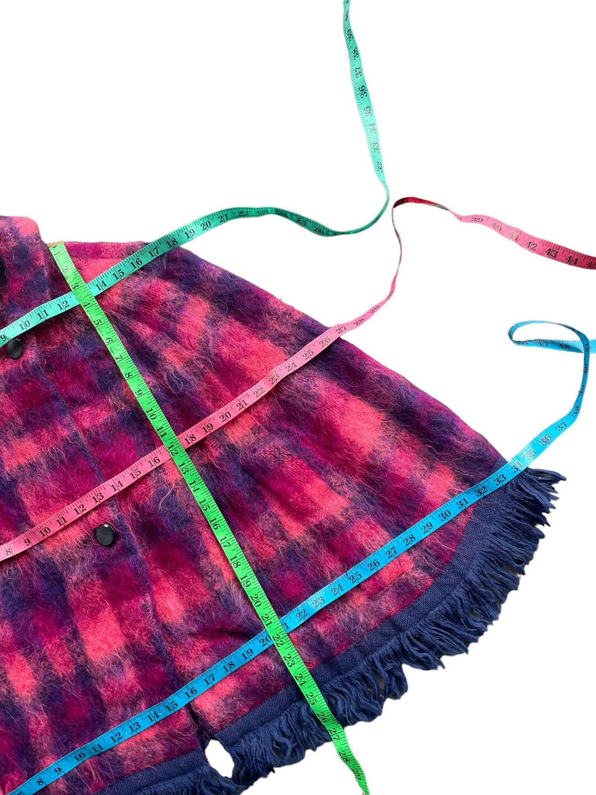 Designer × Vintage Vintage Mohair Poncho The Scotch House Size M / US 6-8 / IT 42-44 - 7 Thumbnail