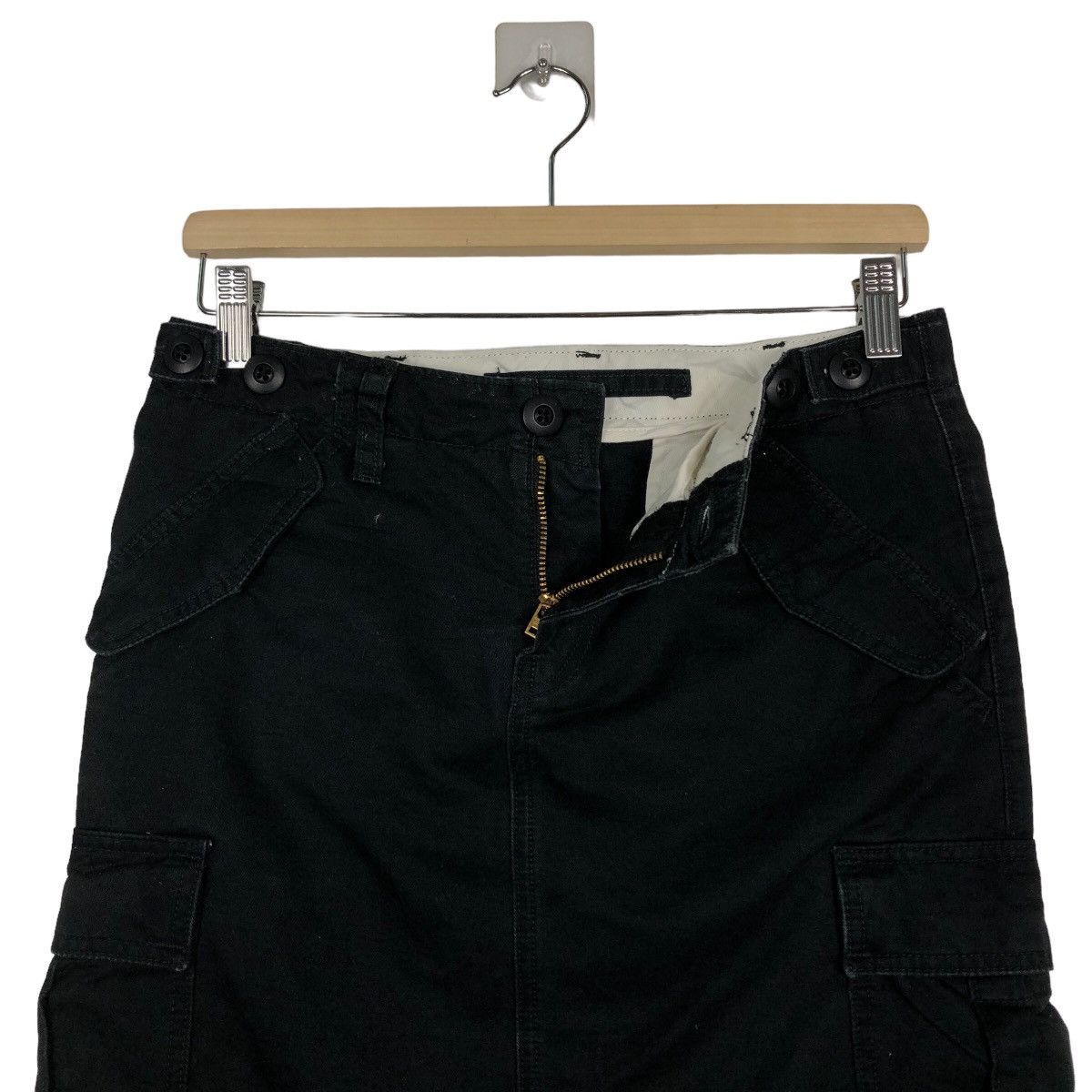 Levi's 🔥90’s Vintage Levi’s Denim Skirt Black Rich Size 30" / US 8 / IT 44 - 9 Thumbnail