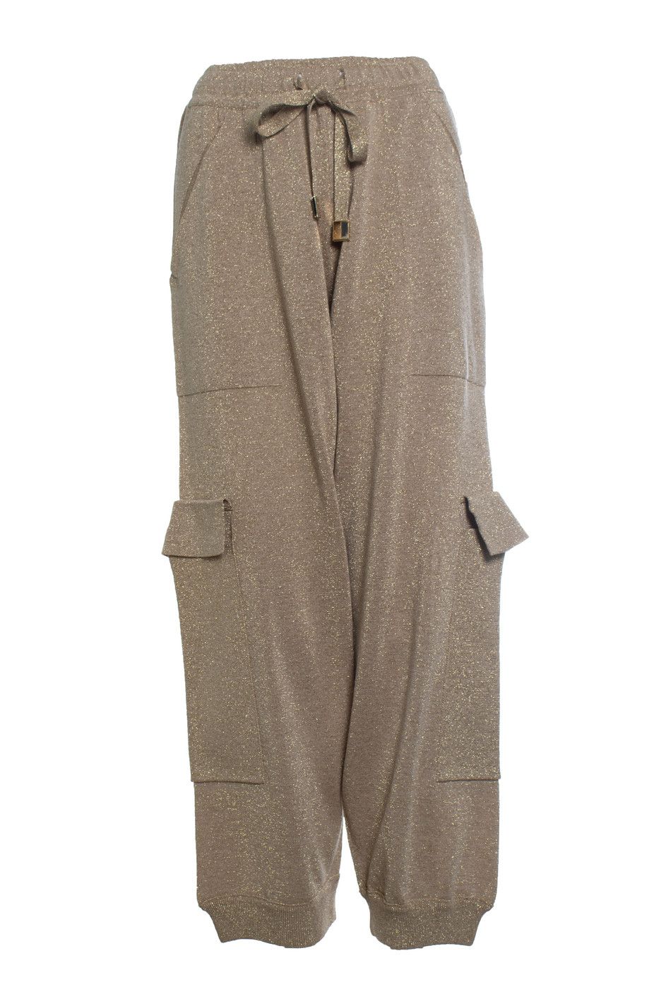 Other Circus Hotel, gold metallic cargo trousers Size 27" / US 4 / IT 40 - 1 Thumbnail