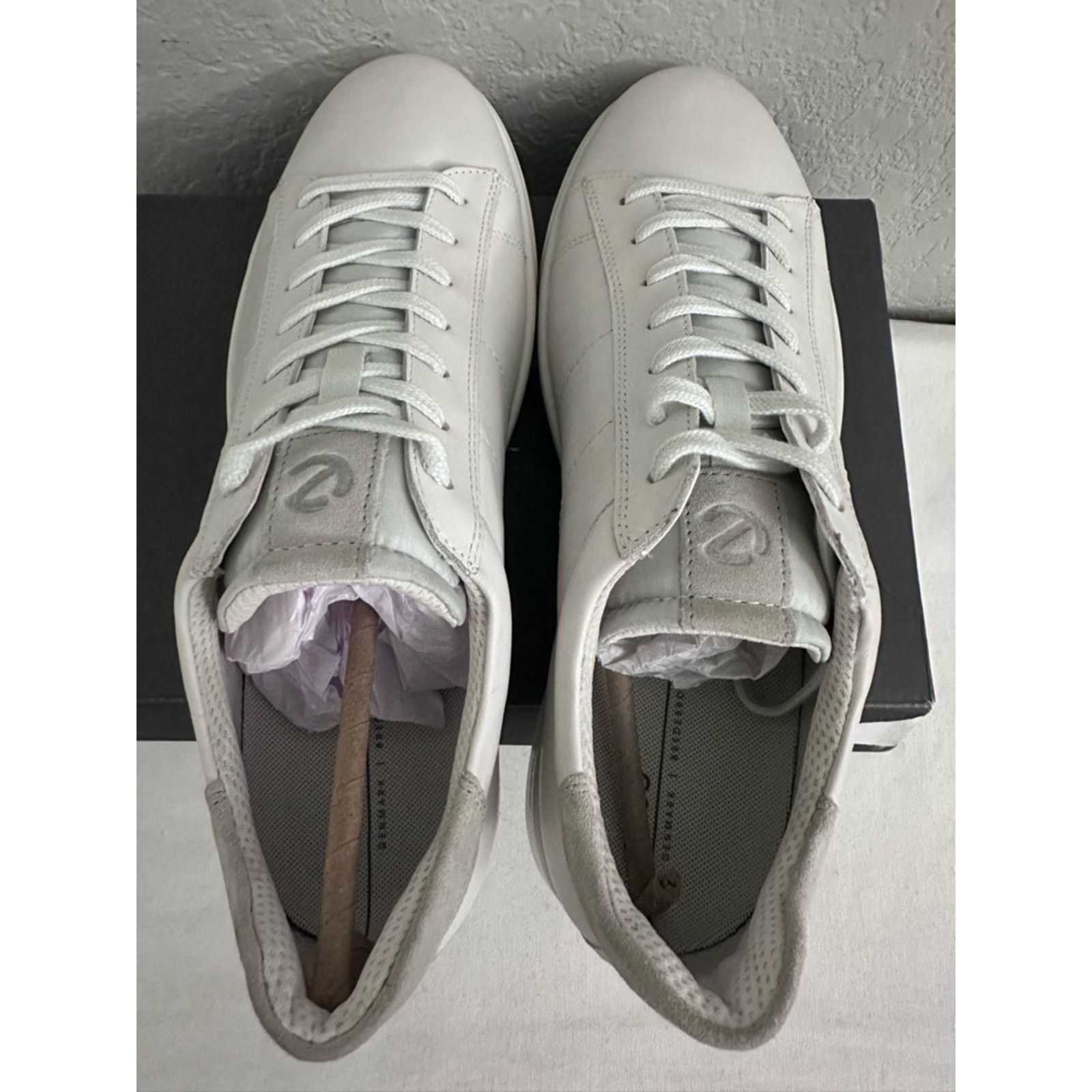 Ecco ECCO Men Street Lite Retro Sneaker Mens 46 EU 12 US White Size US 12 / EU 45 - 6 Thumbnail