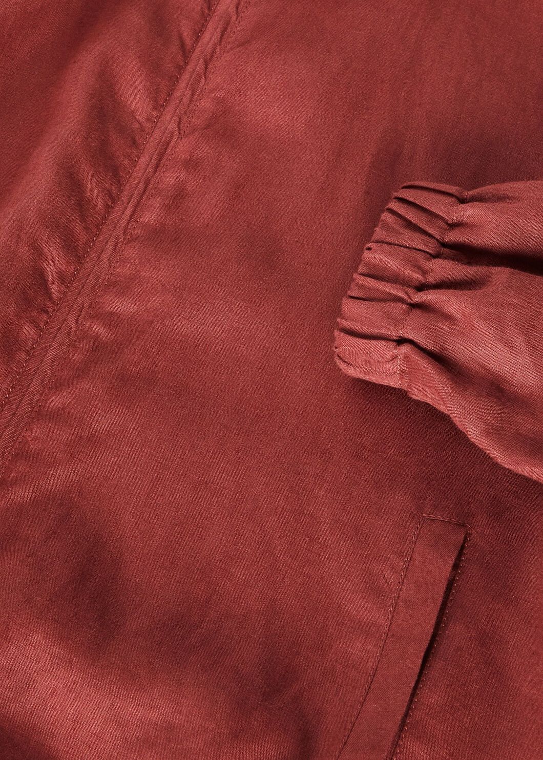 Loro Piana o1srvl11e0325 Bomber Jacket in Burgundy Size US XXL / EU 58 / 5 - 7 Thumbnail