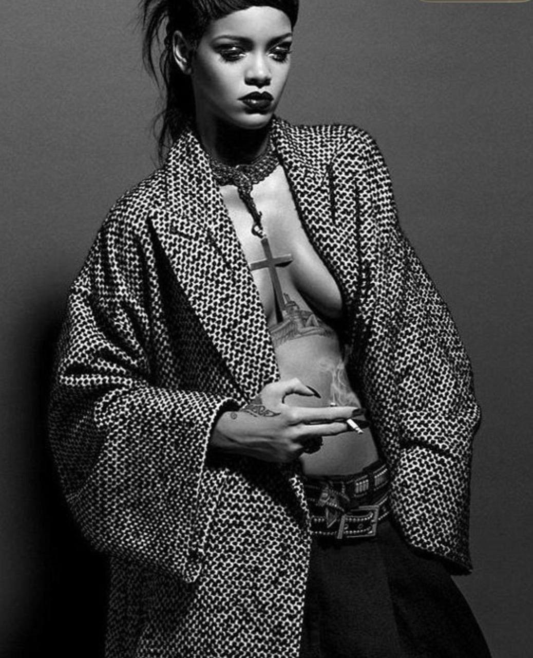 Jean Paul Gaultier Jean Paul Gaultier FW2013 "Gloomy Shadow" Coat Size S / US 4 / IT 40 - 4 Thumbnail