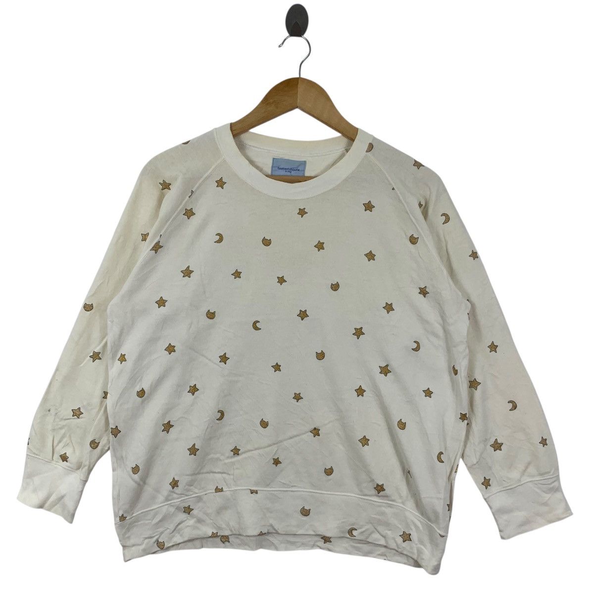 Tsumori Chisato Vintage TSUMORI CHISATO SLEEP Collection AOP Moon Sweatshirt Size L / US 10 / IT 46 - 5 Thumbnail