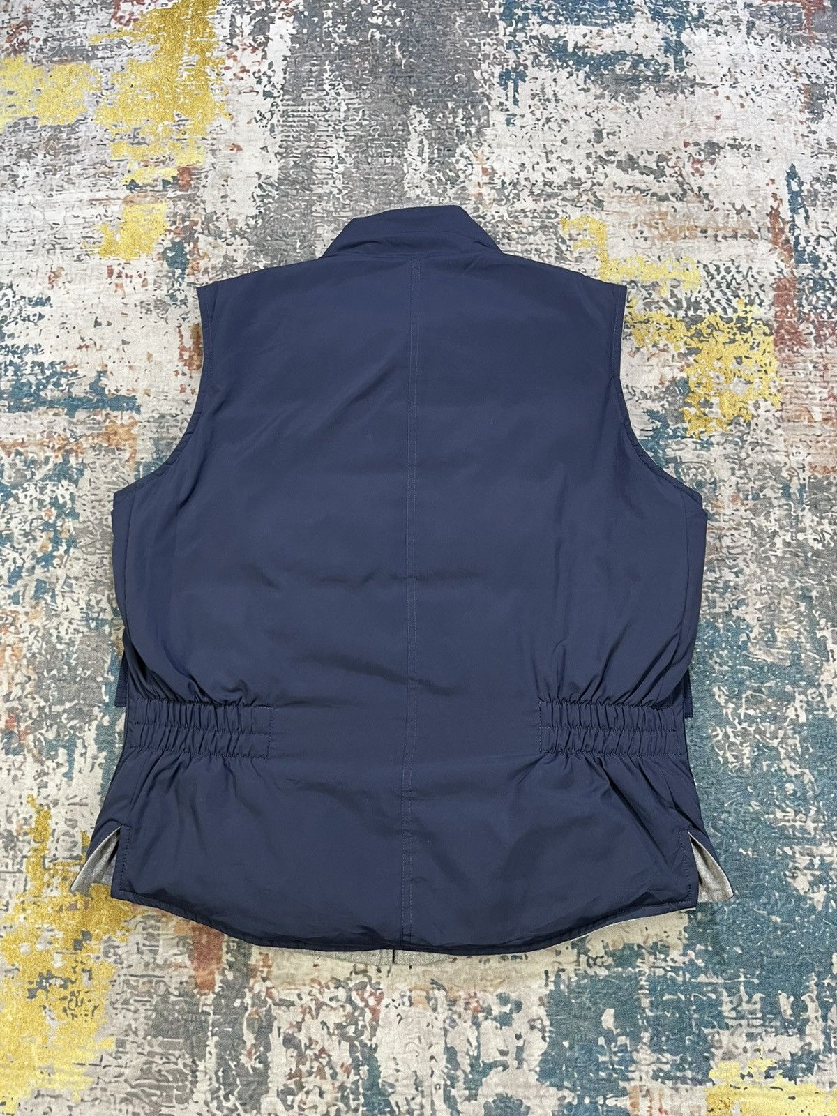 DAKS Daks Reversible Feather Down Wool Nylon Vest Size US M / EU 48-50 / 2 - 3 Thumbnail