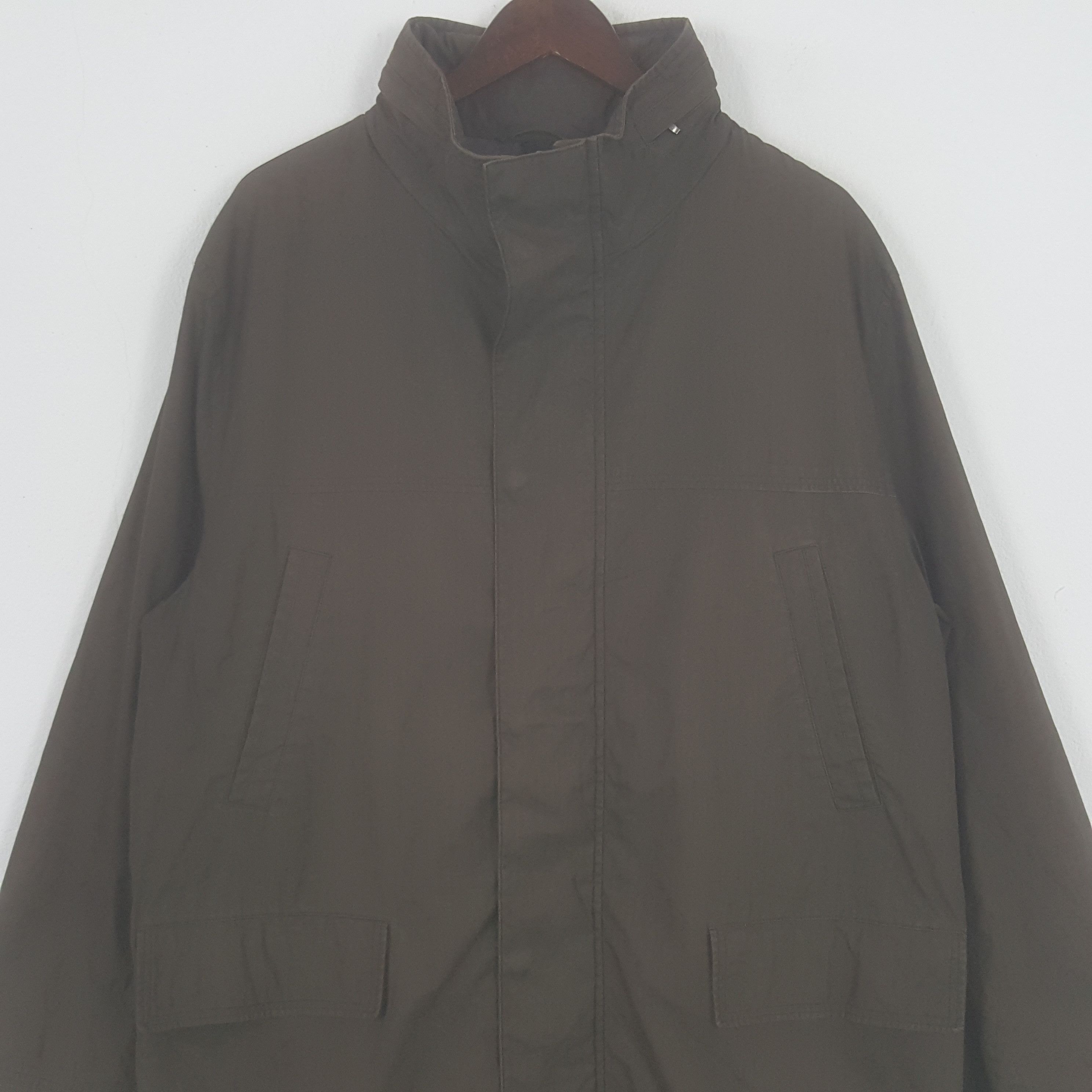 Burberry × Vintage Vintage Burberry London Zipper Custom Art Logo Long Jacket Size US XL / EU 56 / 4 - 4 Thumbnail