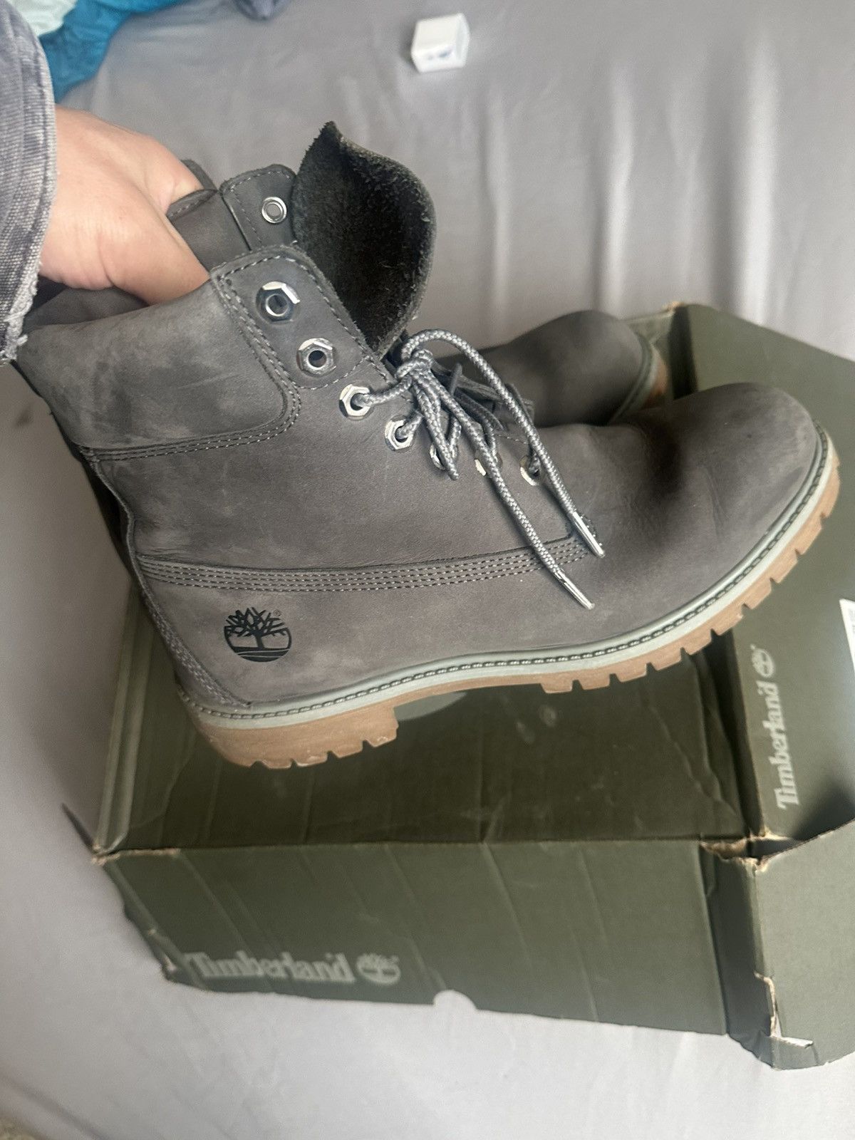 Timberland Timberland grey 6inch mens boots Size US 8.5 / EU 41-42 - 3 Thumbnail