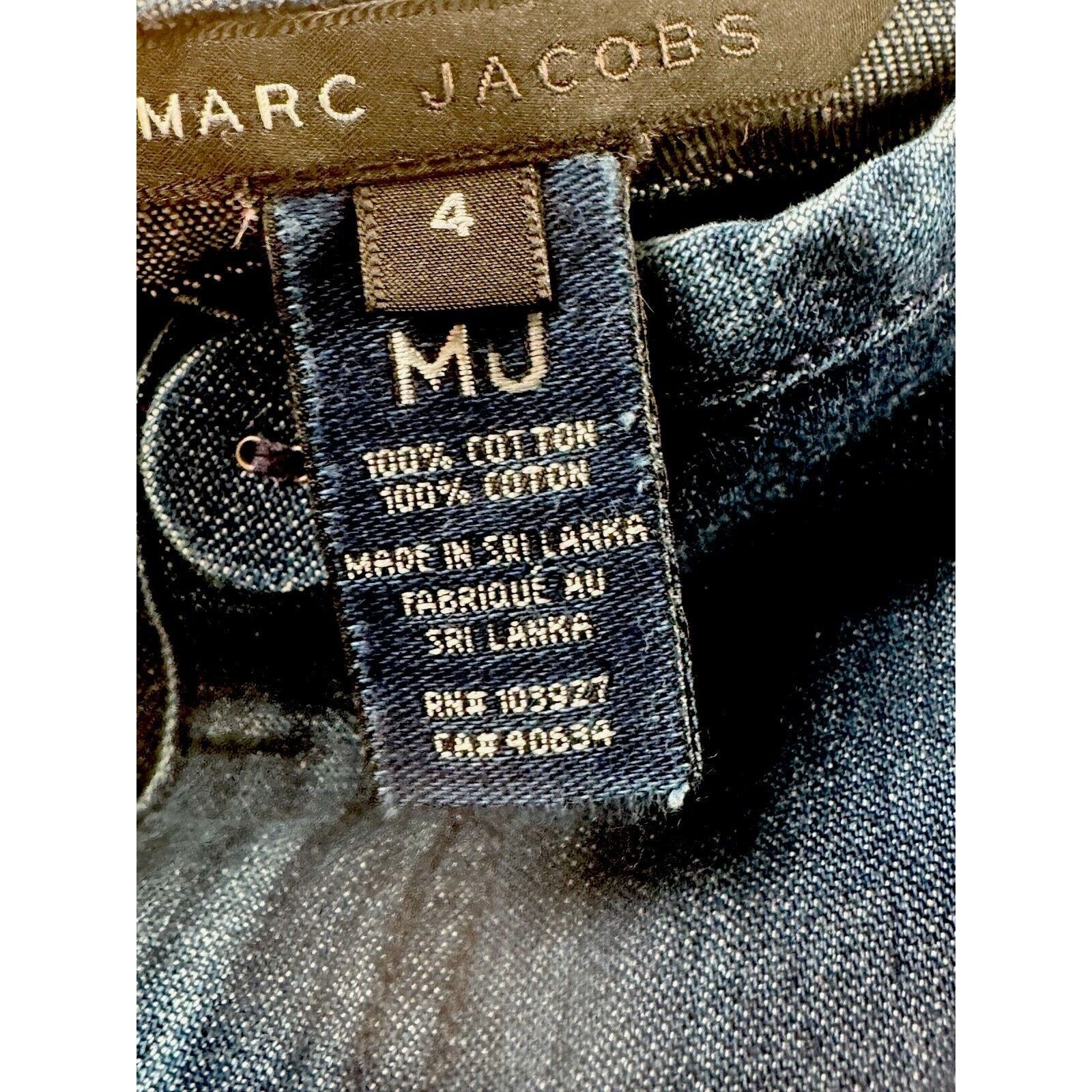 Marc Jacobs Marc Jacobs Y2K A Line Denim Skirt Blue Jean Pockets Boho Size 27" / US 4 / IT 40 - 8 Thumbnail