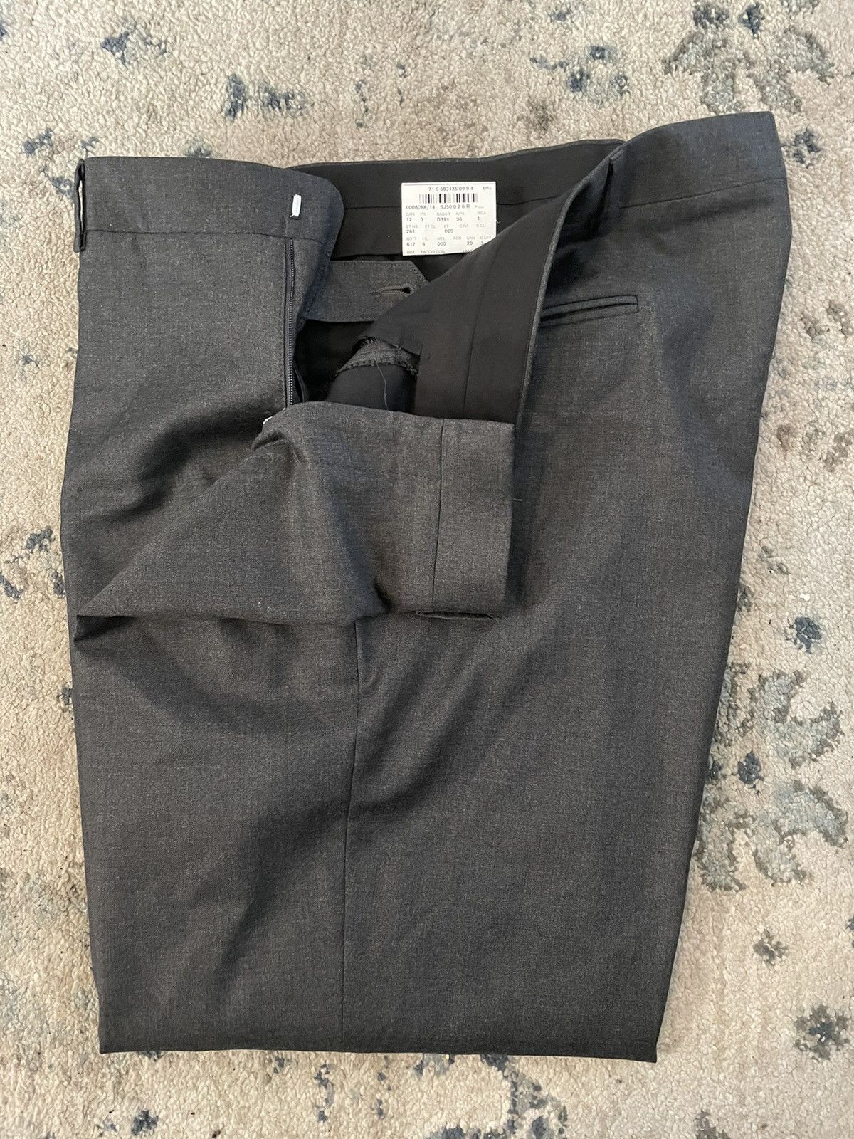 Polo Ralph Lauren × Vintage Extrafine Wool Flannel Flat Front Trouser Size US 38 / EU 54 - 2 Thumbnail