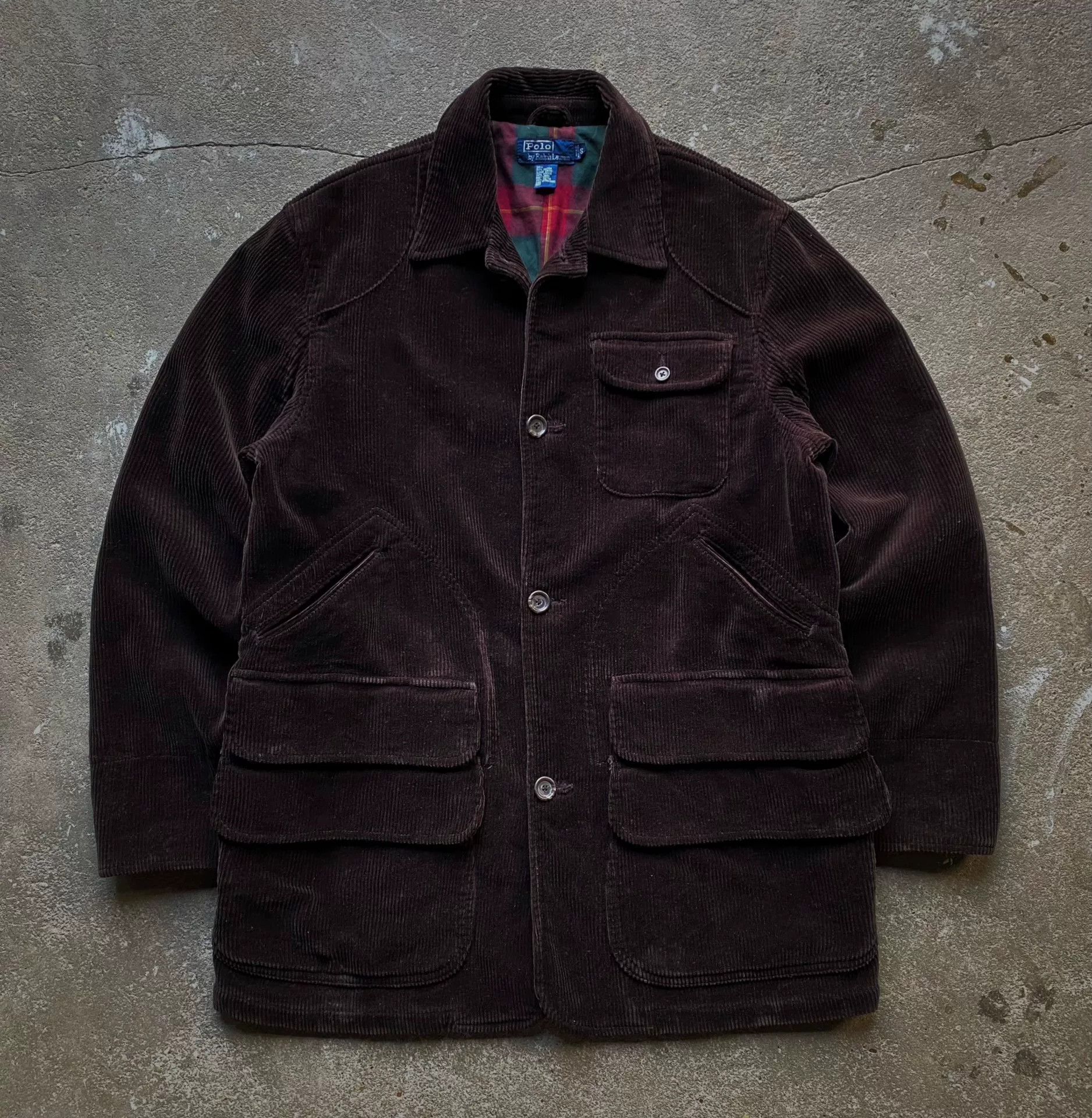 Vintage Vintage Polo Ralph Lauren Corduroy Jacket Size US L / EU 52-54 / 3 - 1 Thumbnail
