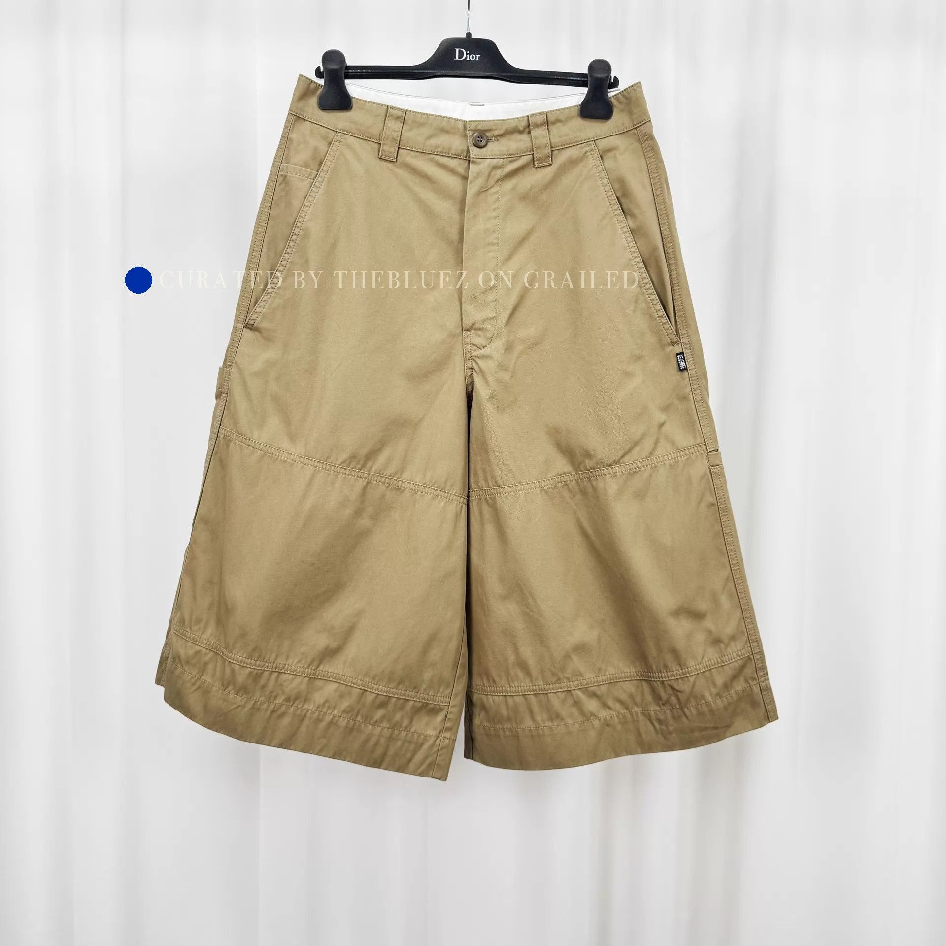 Maison Margiela Stylish Cropped Pants in Beige Size US 32 / EU 48 - 1 Thumbnail