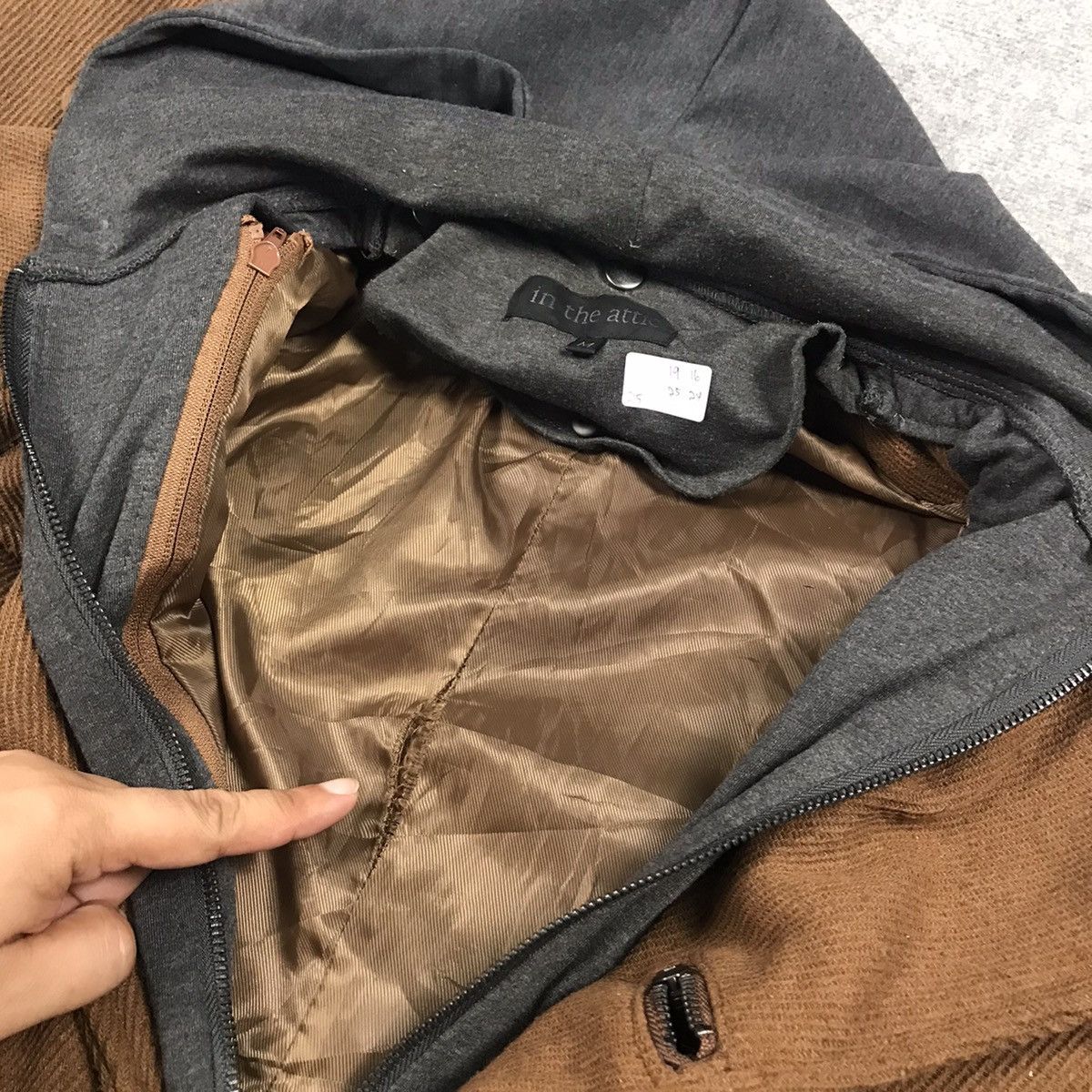 In The Attic × Japanese Brand IN THE ATTIC JAPAN FASHION COAT HOODIES JACKET Size US M / EU 48-50 / 2 - 17 Thumbnail