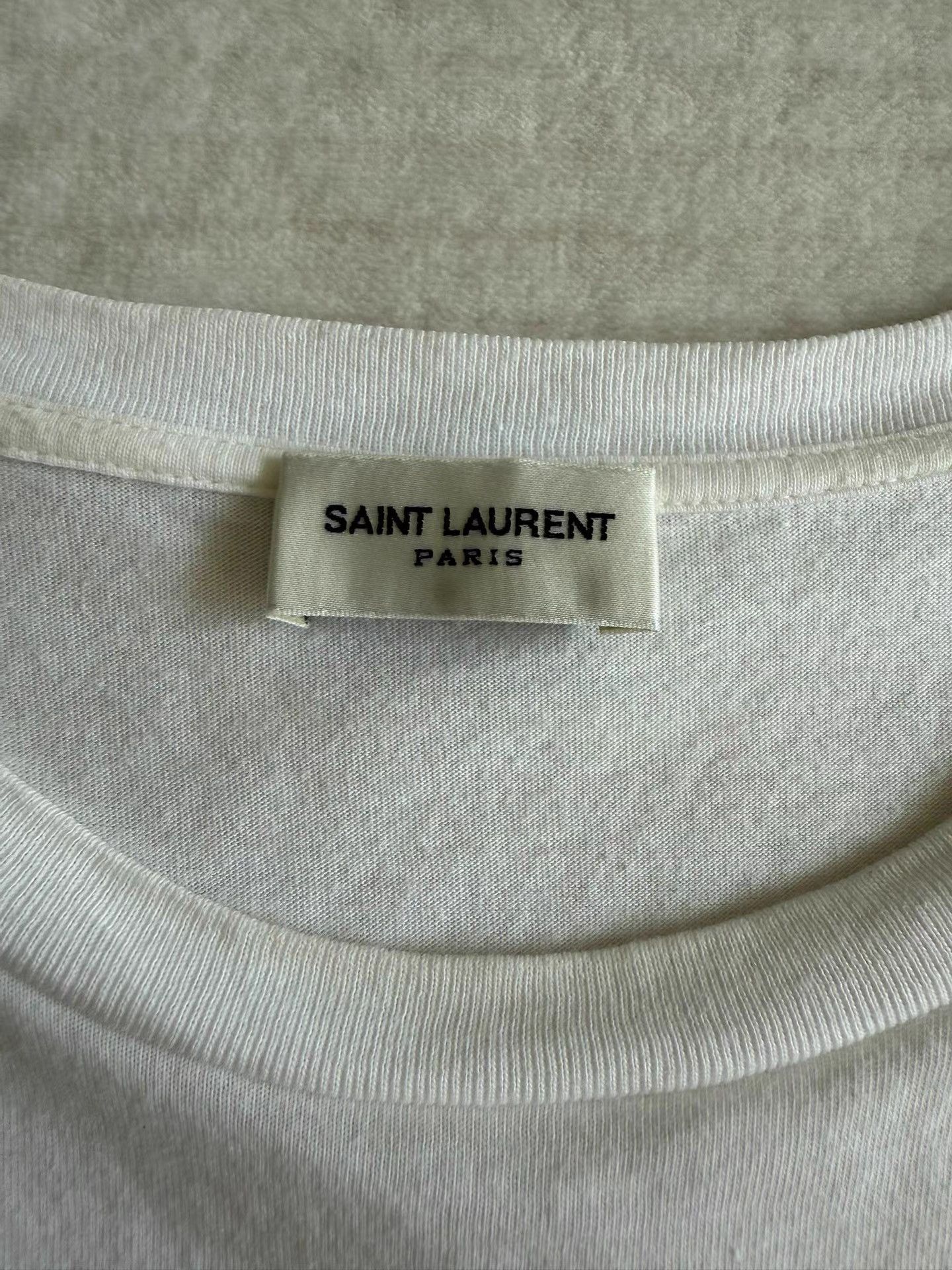Saint Laurent Paris Saint Laurent Coconut Tree Beach Printed T-shirt K33 Size US M / EU 48-50 / 2 - 2 Thumbnail