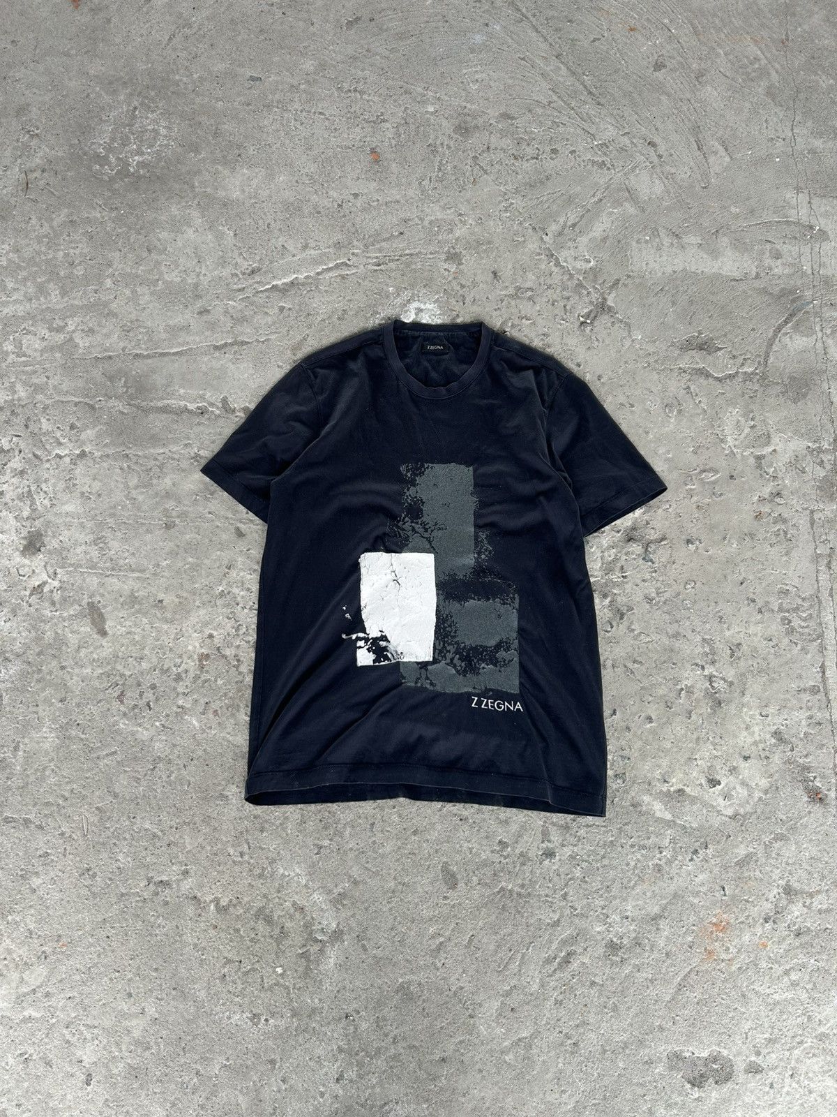 Z Zegna Z Zegna Luxury Abstract Logo T-Shirt Italy Rare Size M Size US M / EU 48-50 / 2 - 1 Thumbnail