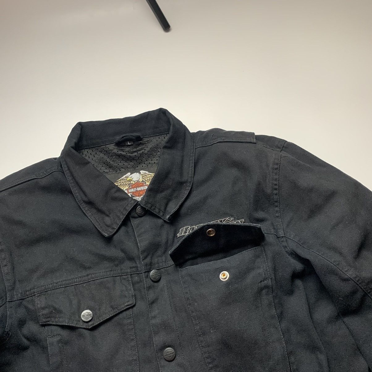 Other Vintage Harley Davidson Denim Jacket Big Logo Size US L / EU 52-54 / 3 - 7 Thumbnail