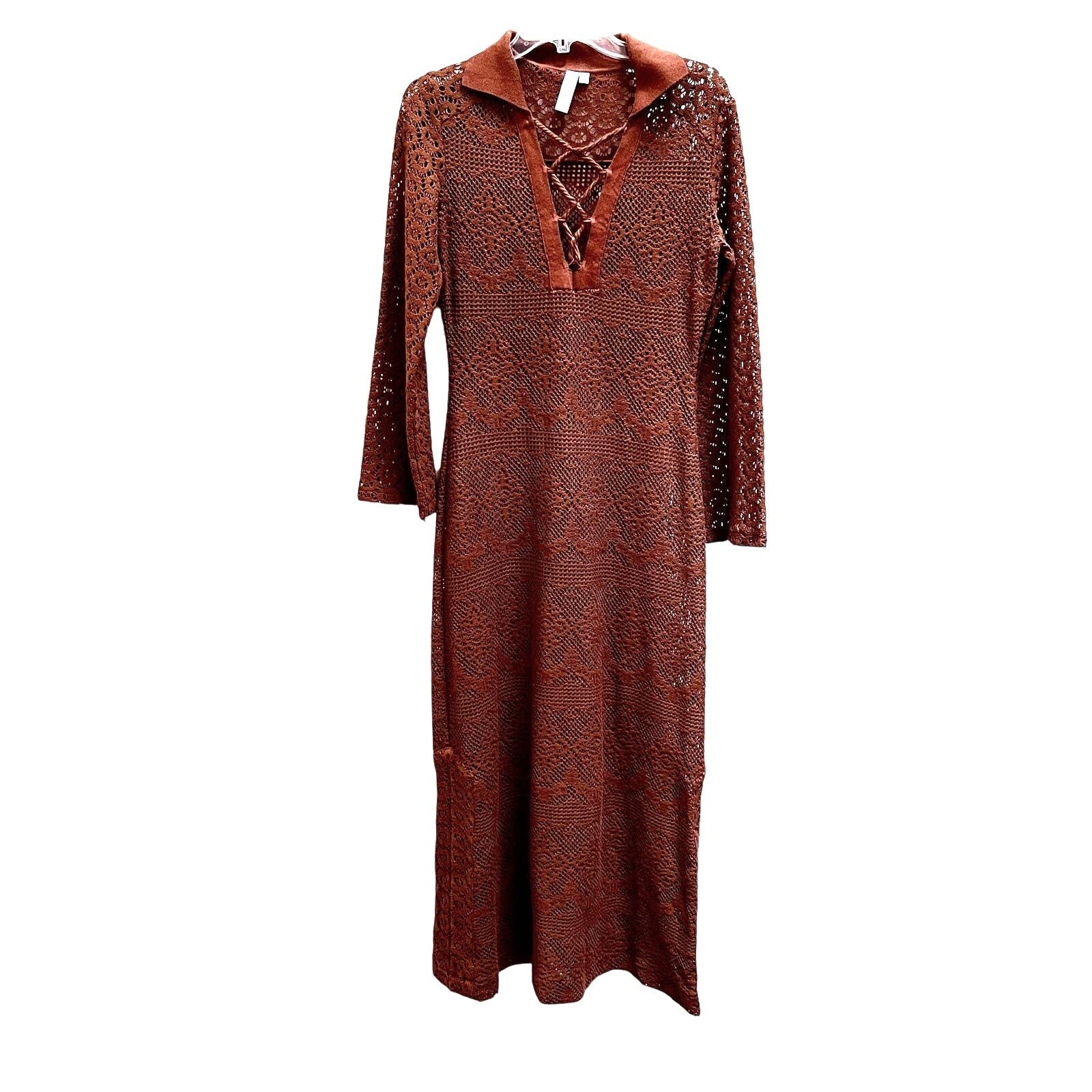 Jonathan Simkhai Jonathan Simkhai Swim Zariah Crochet Coverup Maxi Dress Size S / US 4 / IT 40 - 11 Thumbnail