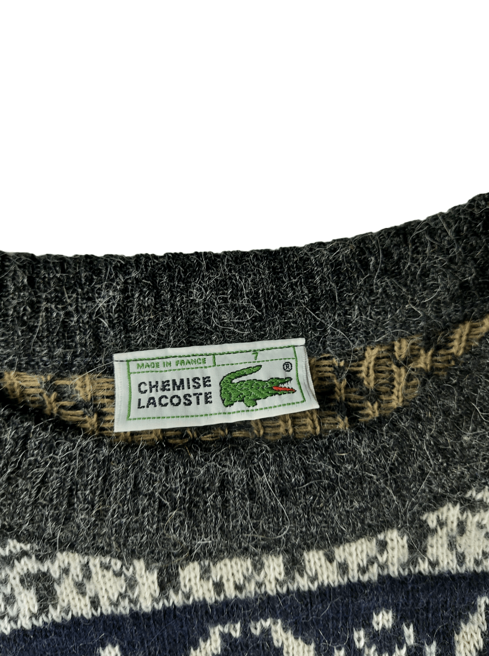 Lacoste × Vintage Vintage Lacoste Sweater L Size US L / EU 52-54 / 3 - 3 Thumbnail