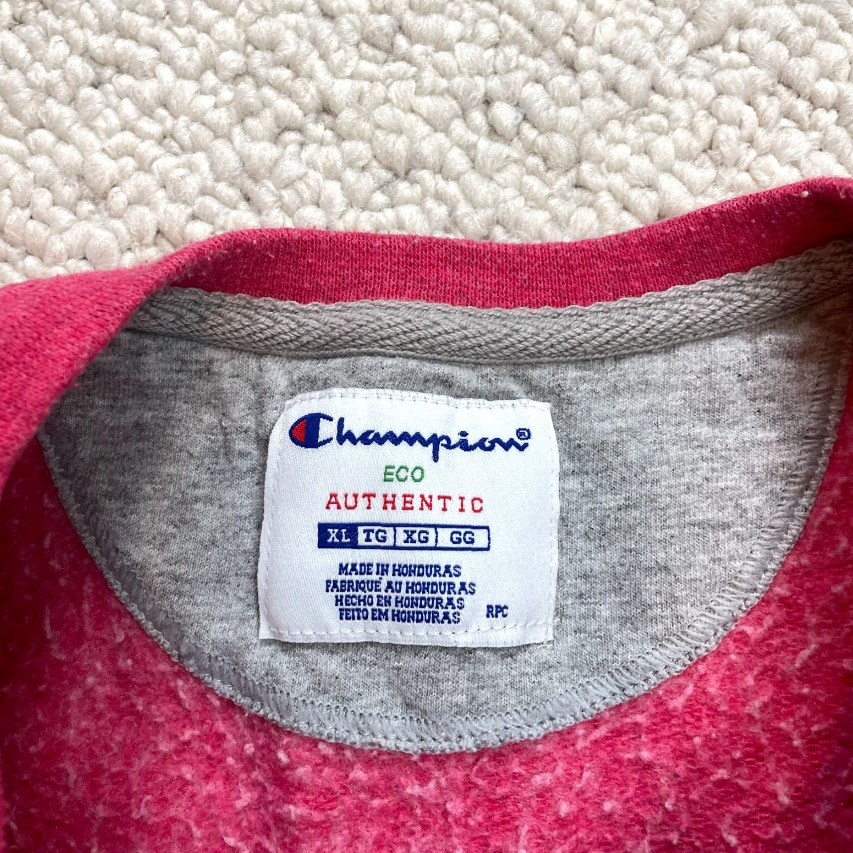 Champion Champion Sweatshirt Womens XL Pink Pullover Logo Crew Soft Athleticwear Sweater Size XL / US 12-14 / IT 48-50 - 5 Thumbnail