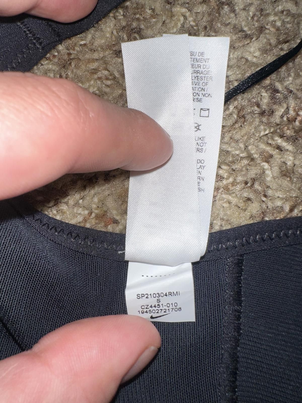 Nike Nike Alpha UltraBreathe Women's High-Support Sports Bra Sample Size ONE SIZE - 7 Thumbnail