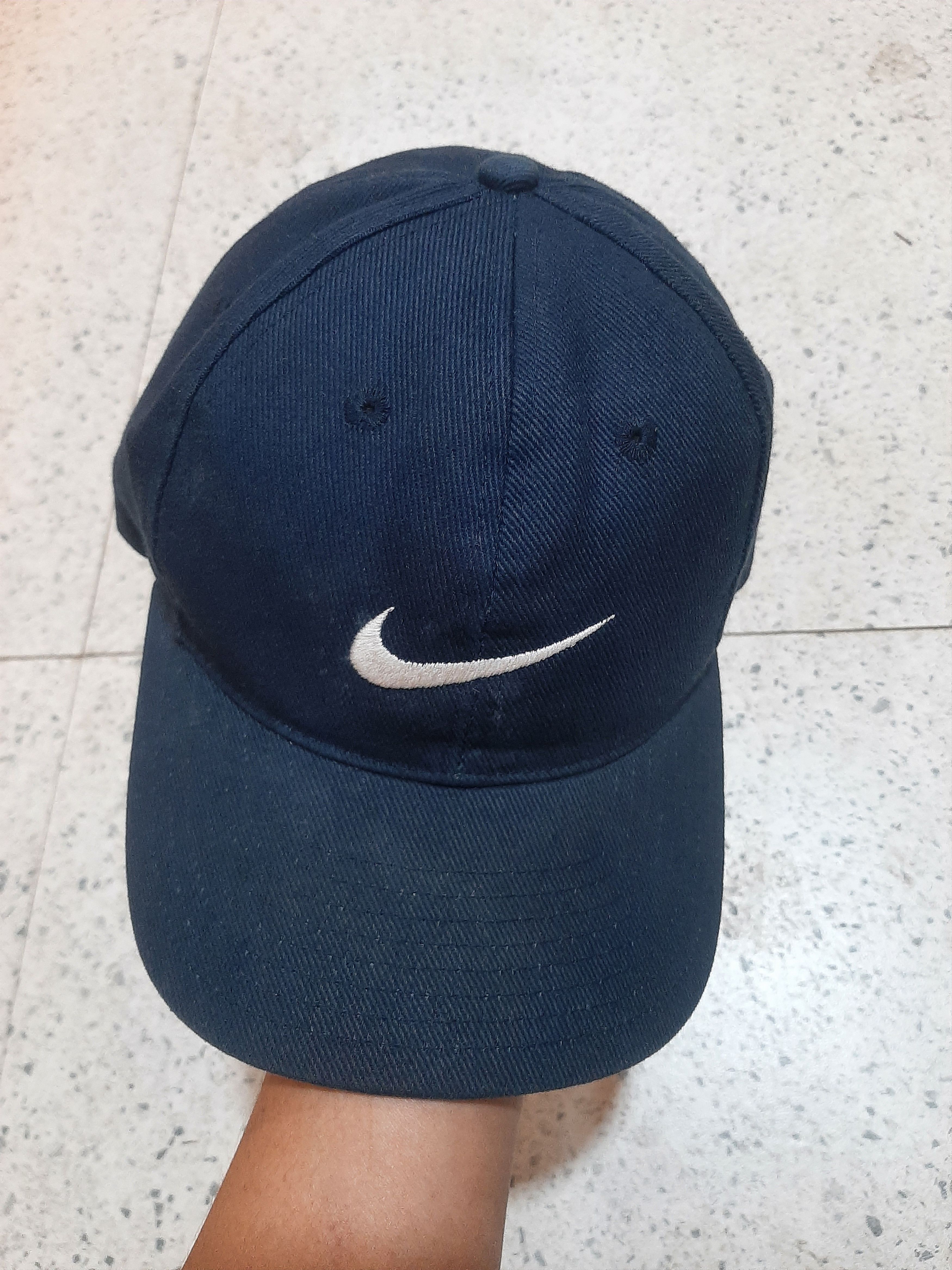 image of Vintage Nike Swoosh in Black Navy, Men's