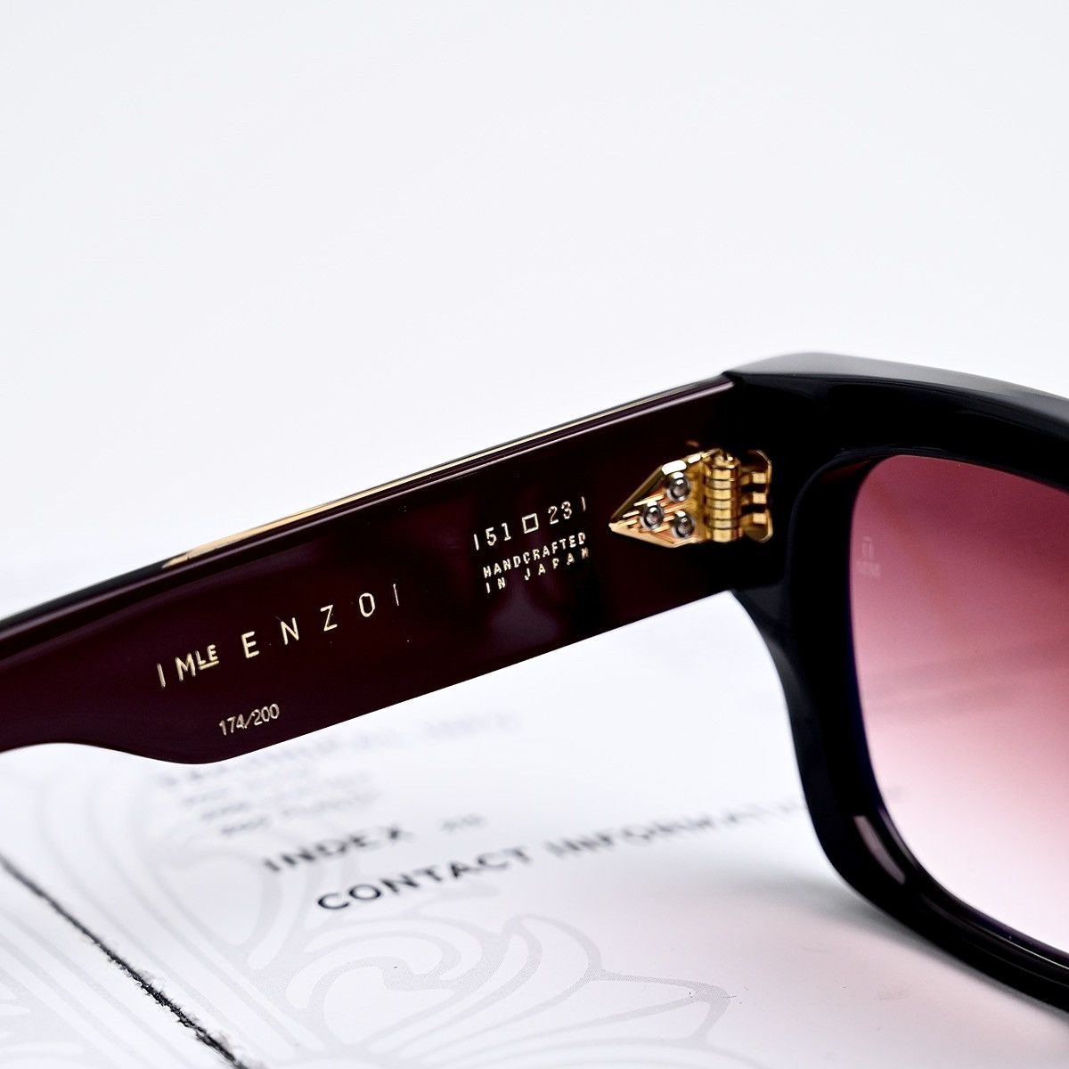 Jacques Marie Mage JACQUES MARIE MAGE ENZO EPOXY CHARLET SUNGLASSES Size ONE SIZE - 6 Thumbnail