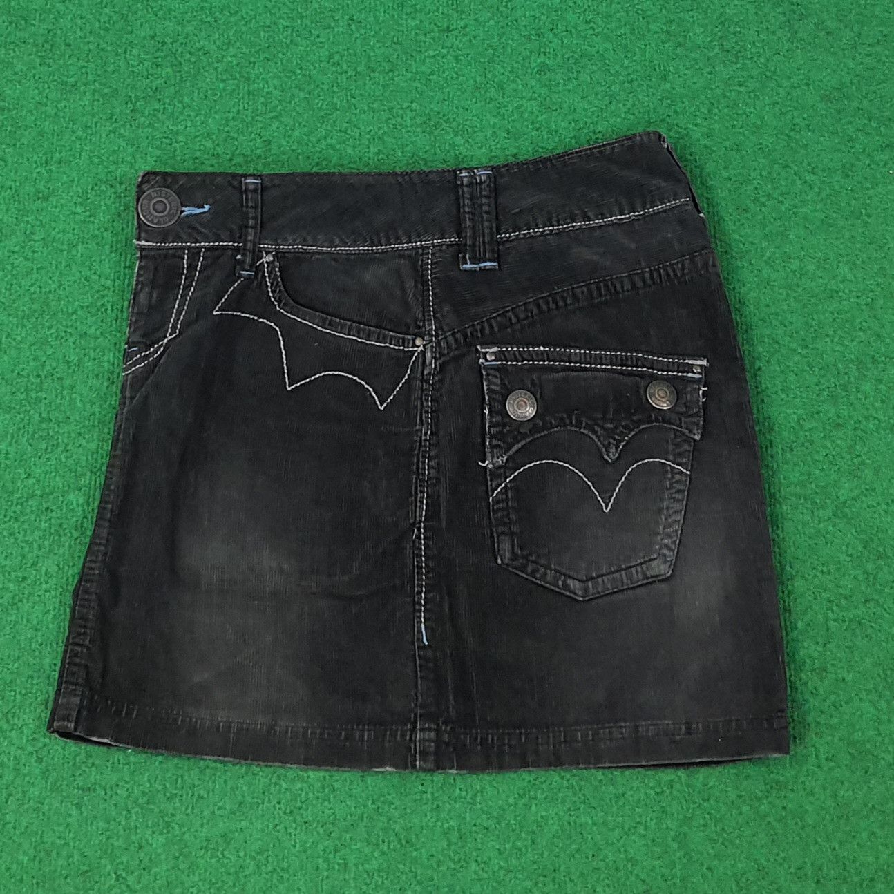 Hysteric Glamour Vintage Hysteric Glamour Corduroy Custom Logo Skirt C265N6 Size 28" / US 6 / IT 42 - 6 Thumbnail