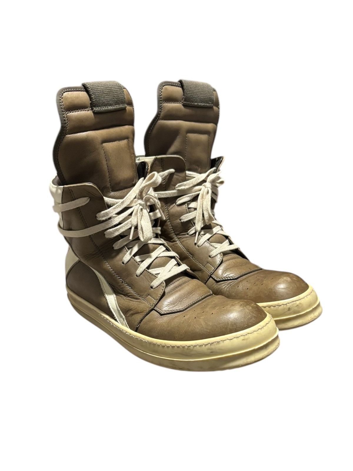 Rick Owens Rick Owen’s Sample Palm Green Geobaskets Size US 9 / EU 42 - 1 Thumbnail