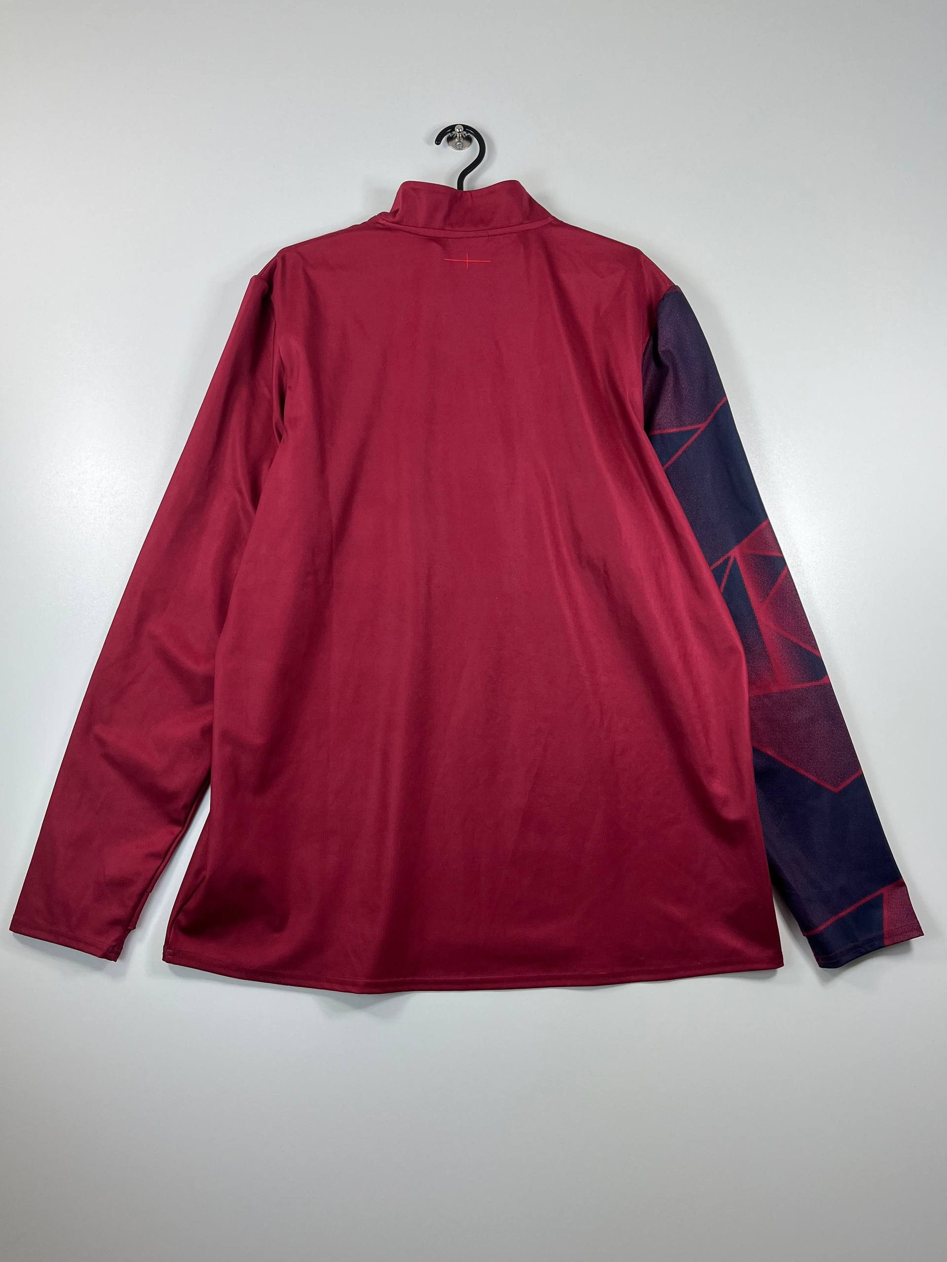 Umbro England Rugby Training Top Umbro O2 Red Quarter Long Size XL Size US XL / EU 56 / 4 - 5 Thumbnail