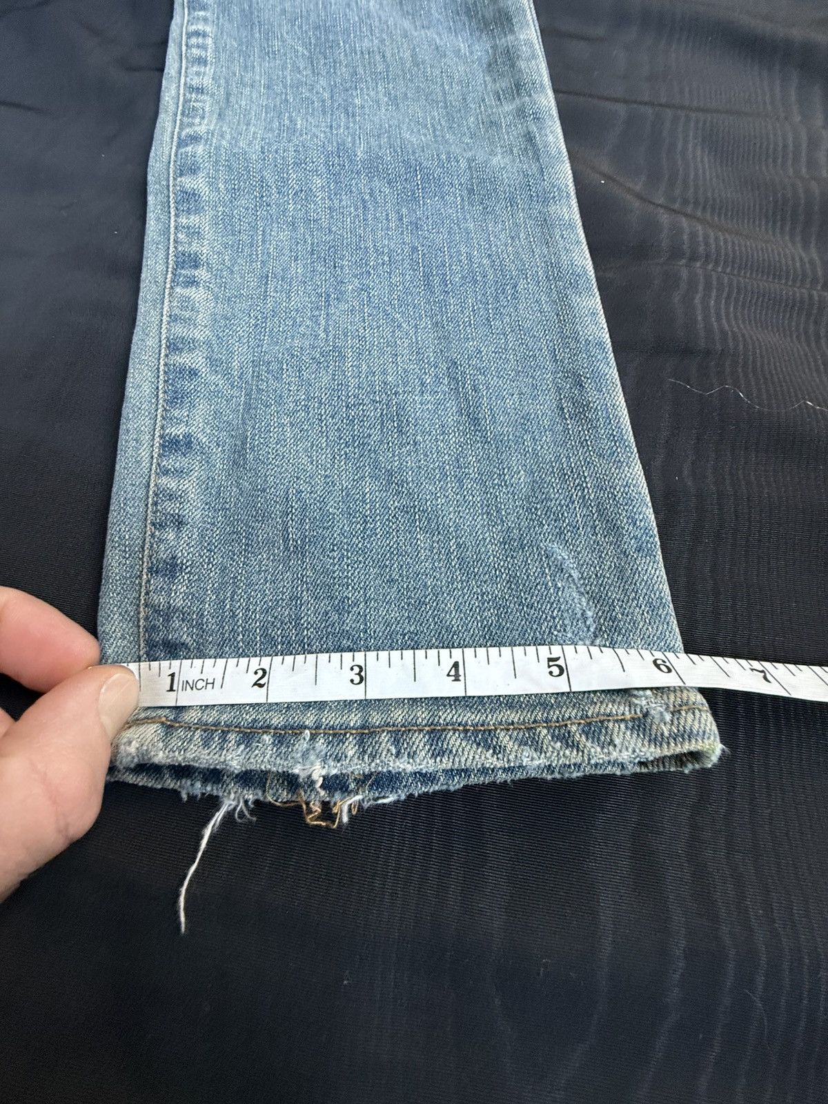 Saint Laurent Paris FW16 Saint Laurent Palladium trash crash ripped D02 jeans Size US 31 - 12 Thumbnail