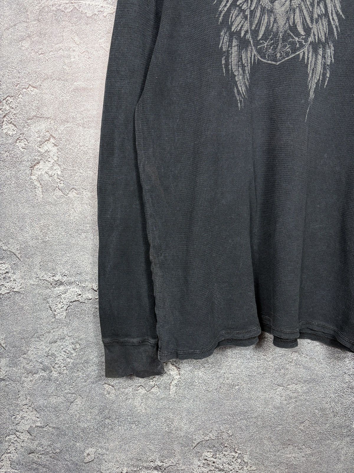 Affliction Affliction The Guardian Sun Faded Distressed Long Sleeve Size US XL / EU 56 / 4 - 4 Thumbnail