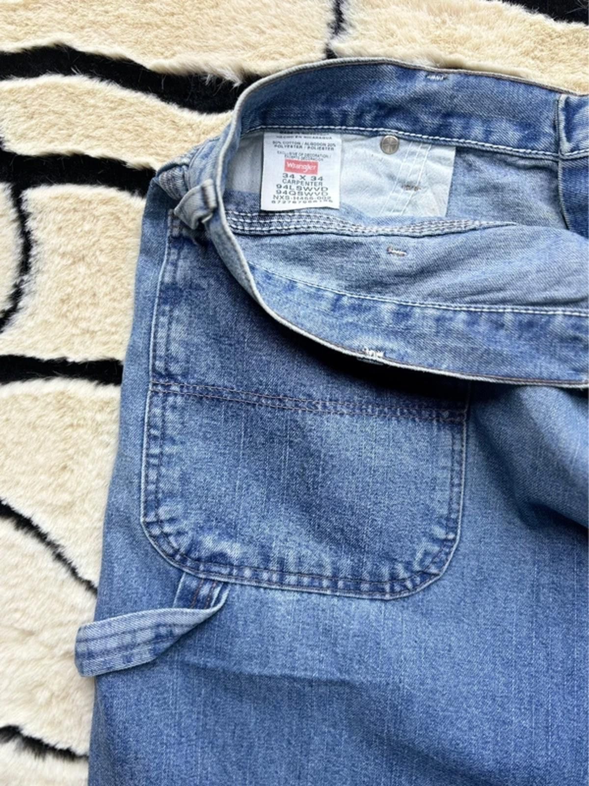 Other Men’s vintage carpenter workwear wide leg jeans size 34x34 Size US 34 / EU 50 - 3 Thumbnail