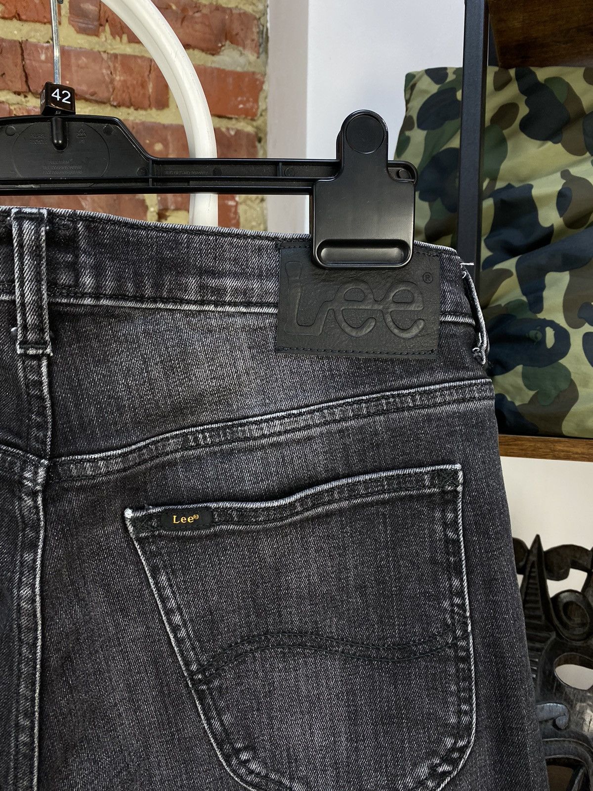 Lee × Vintage Lee Daren Zip Fly Gray Denim Jeans Size US 32 / EU 48 - 8 Thumbnail